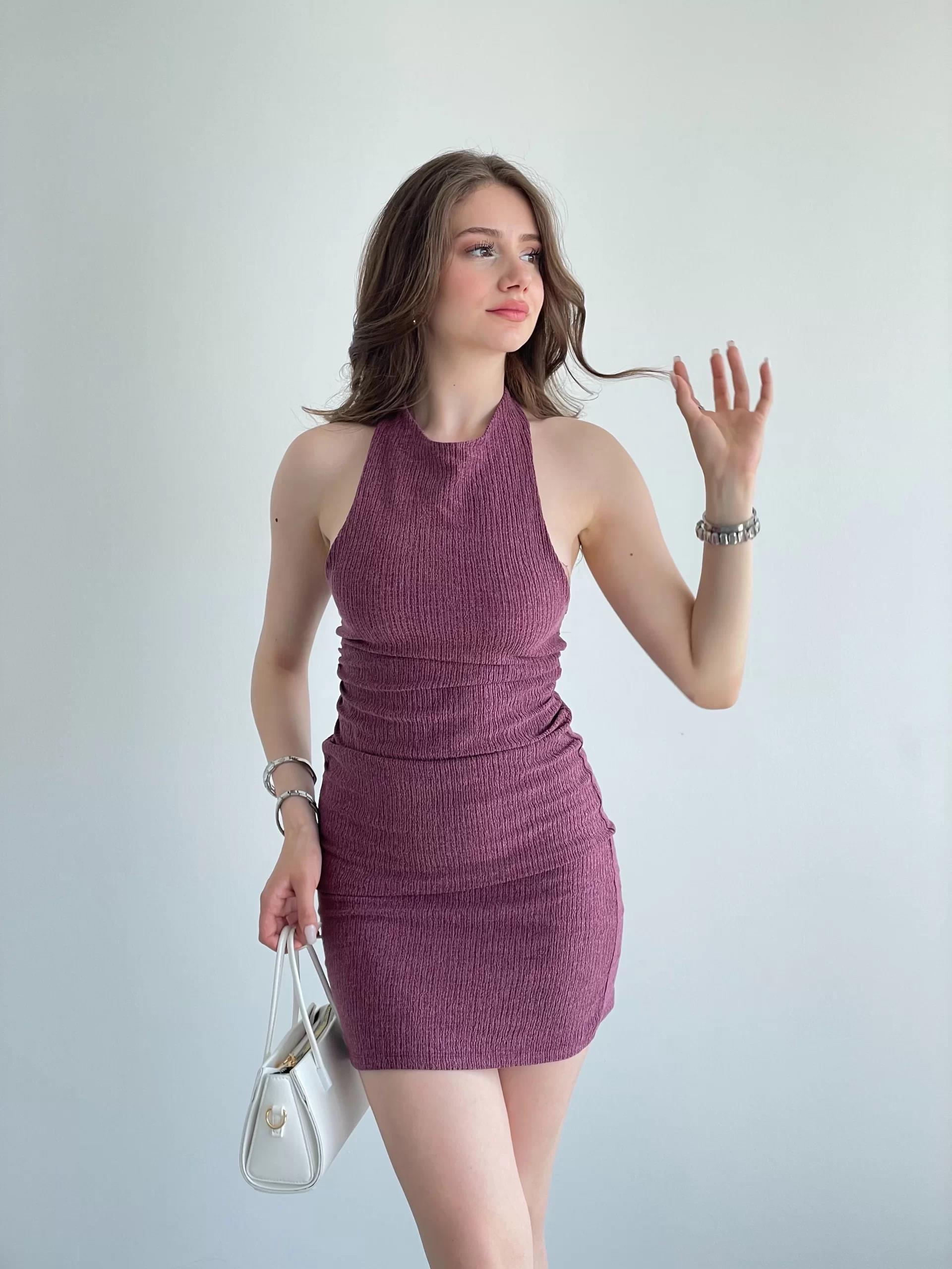 Bürümcük Mini Halter Elbise