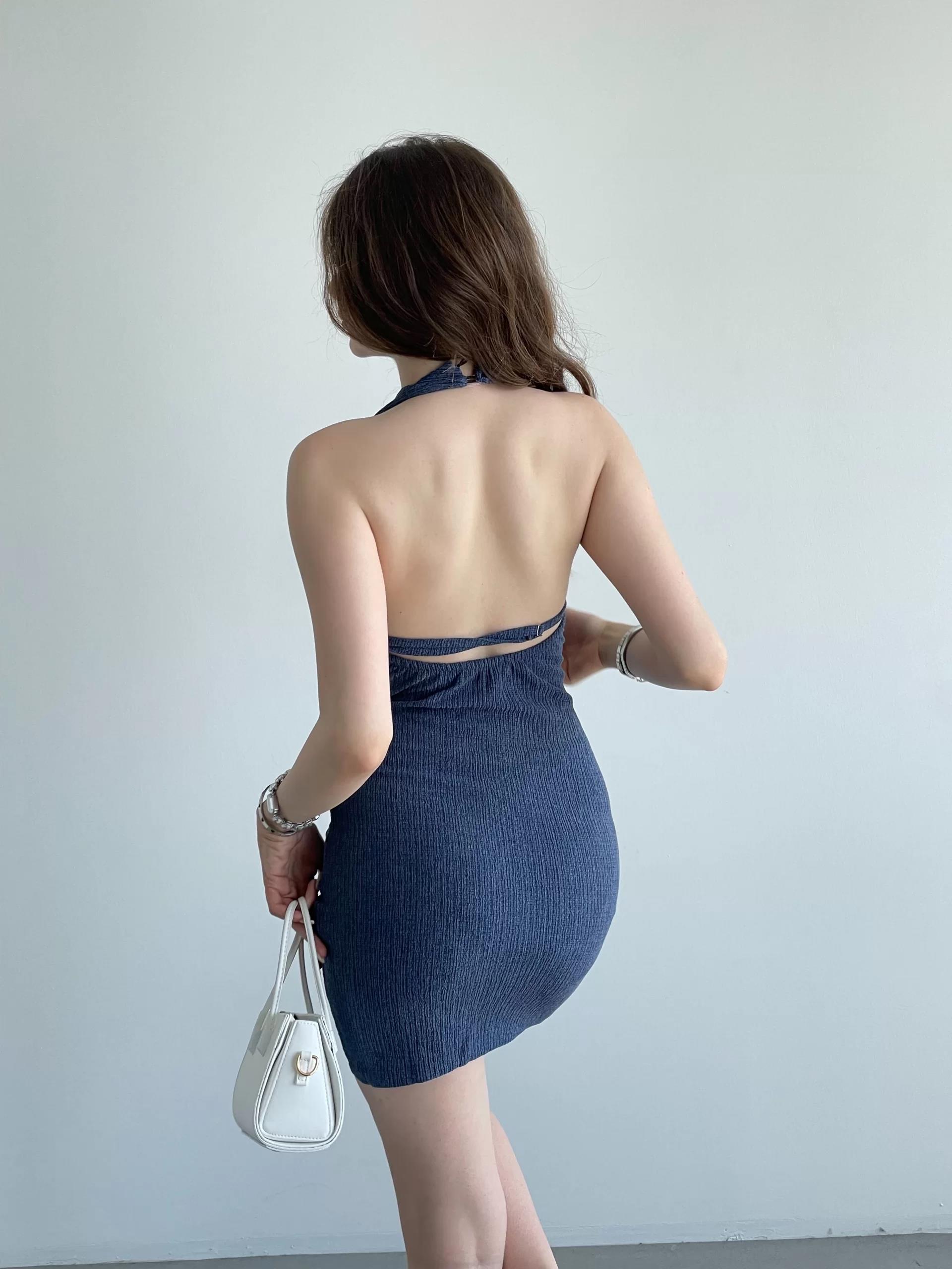 Bürümcük Mini Halter Elbise