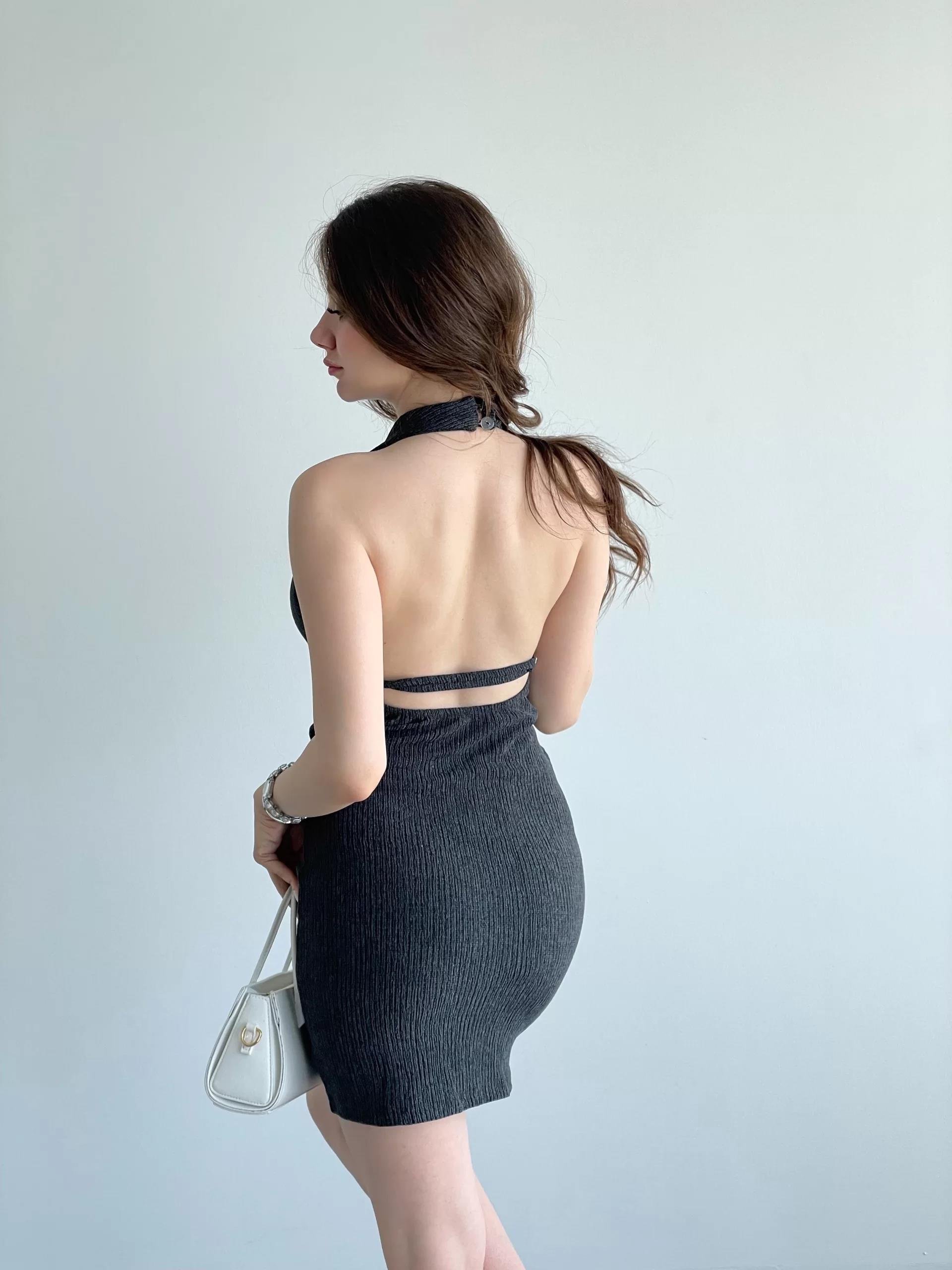 Bürümcük Mini Halter Elbise