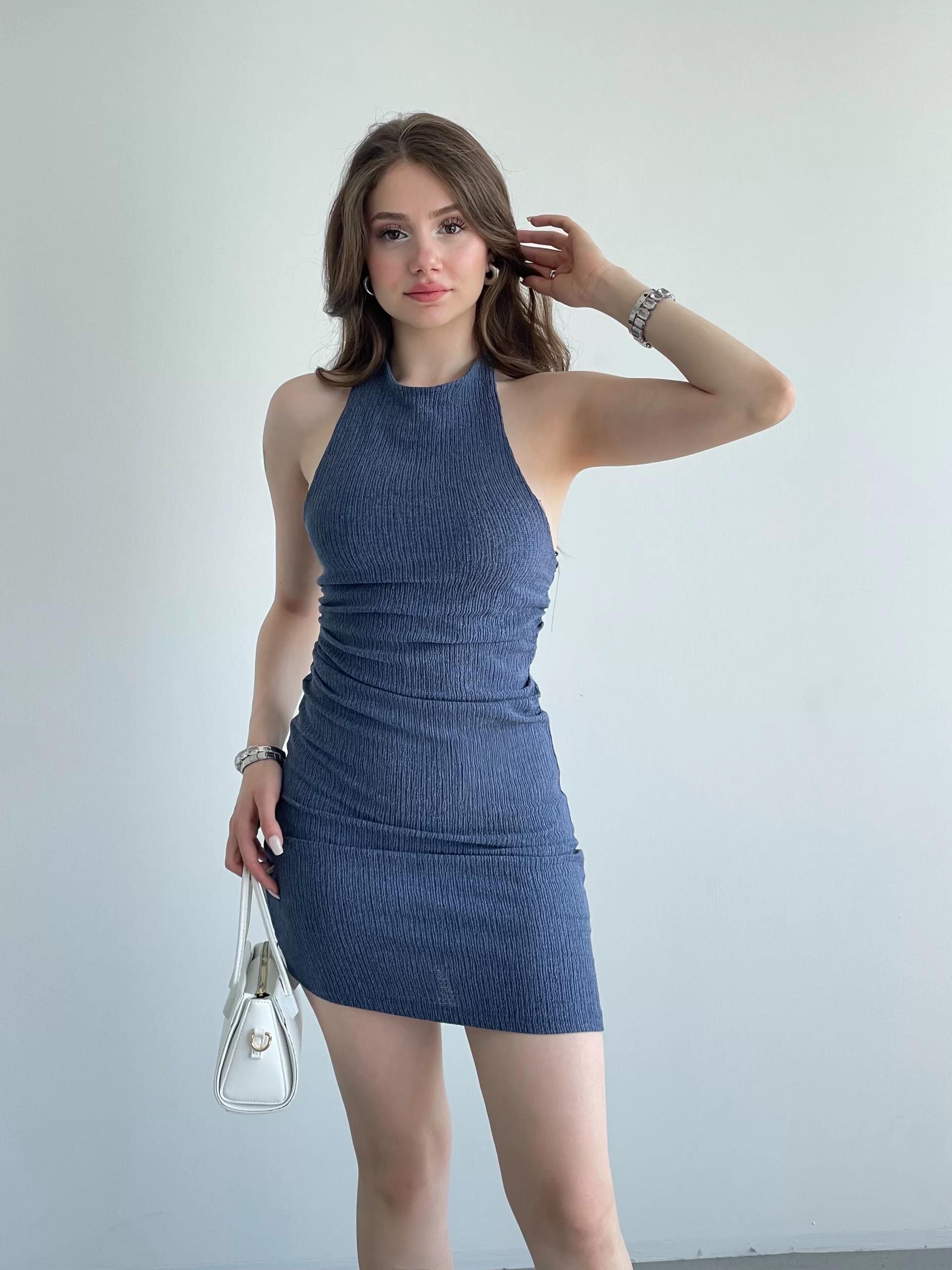 Bürümcük Mini Halter Elbise