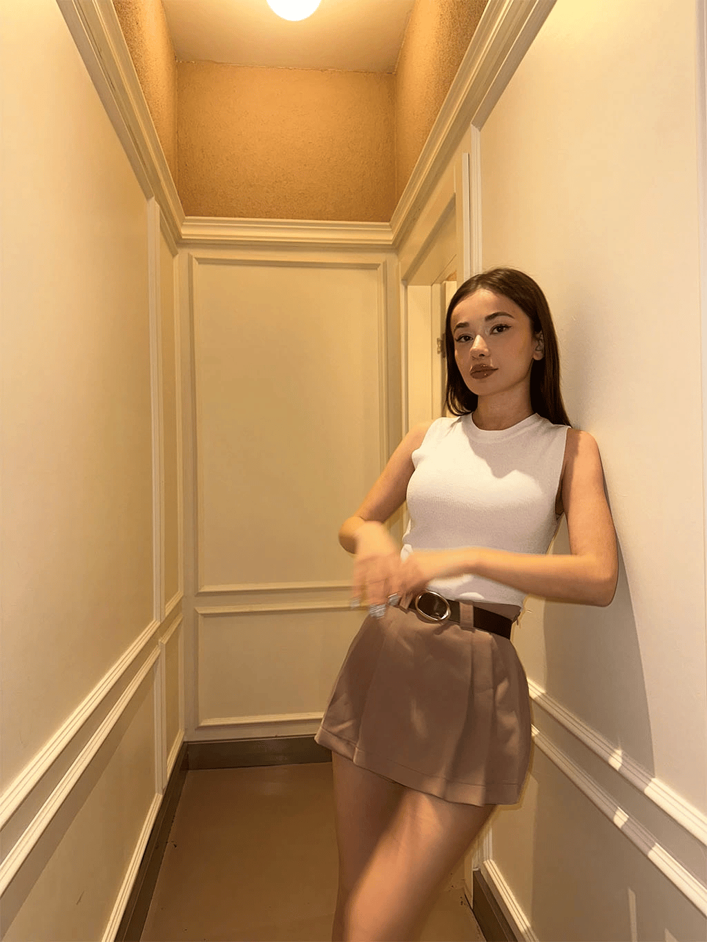 Çift Pileli Etek