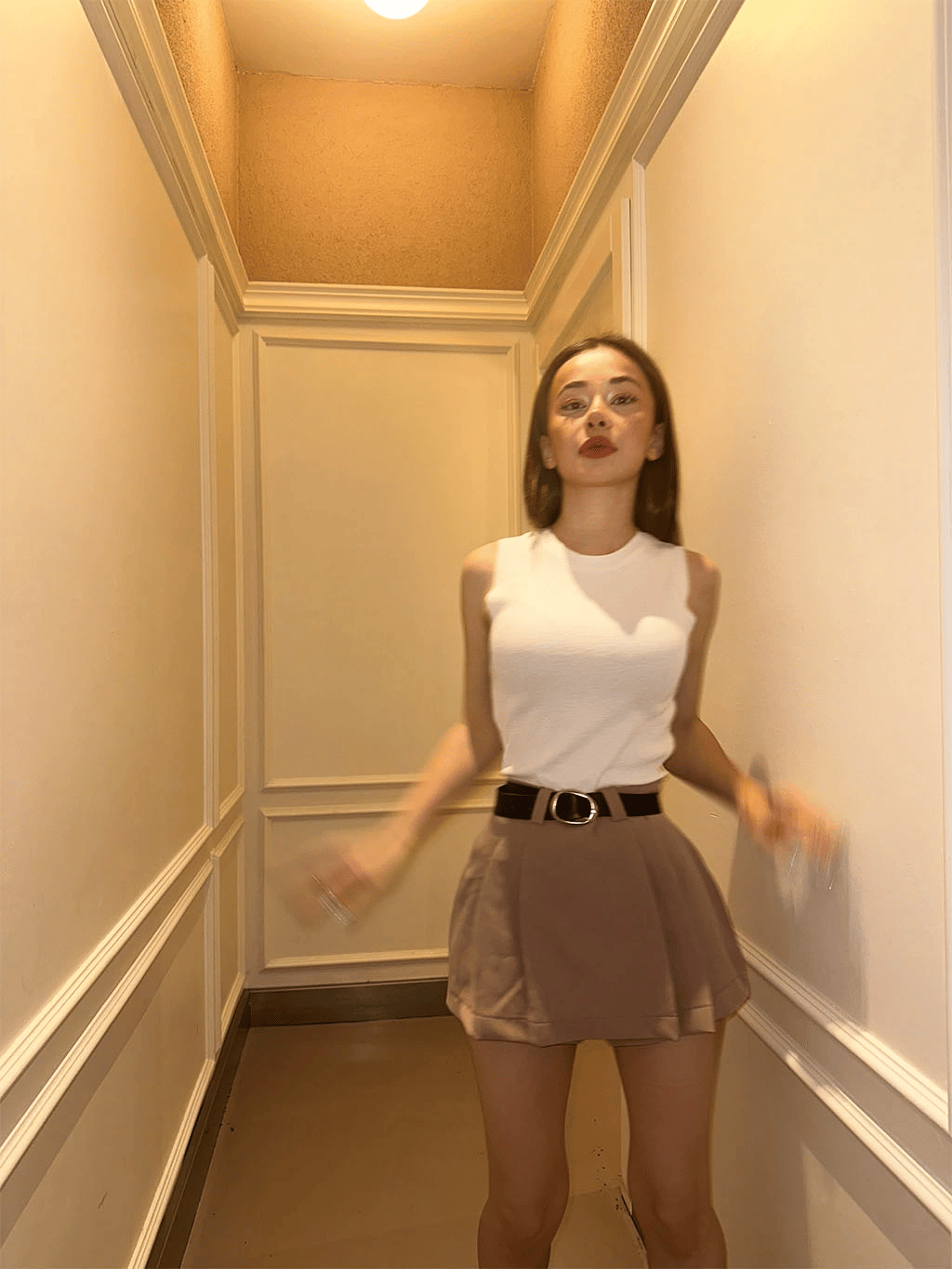 Çift Pileli Etek