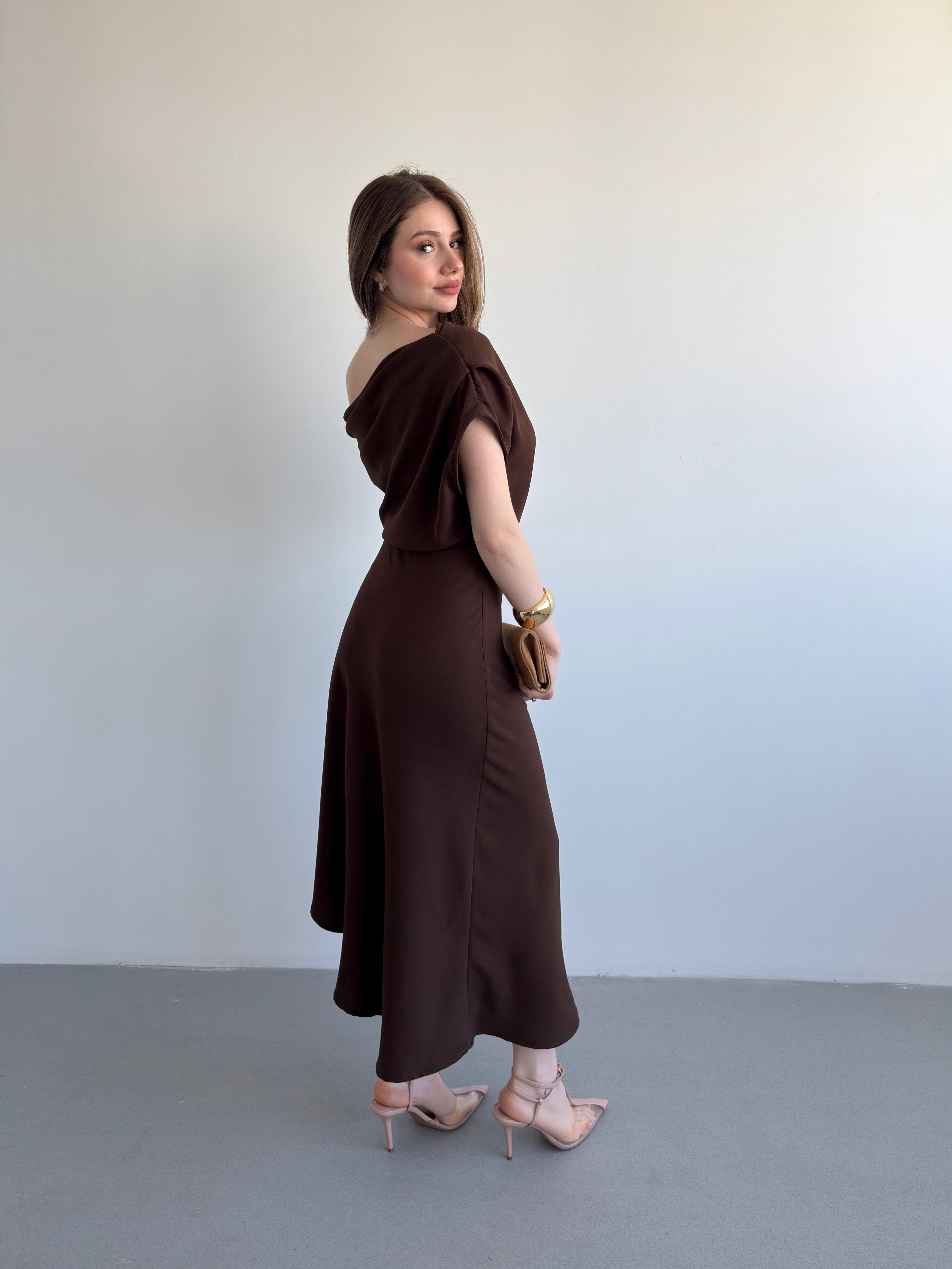 Crep Muadil Premium Elbise