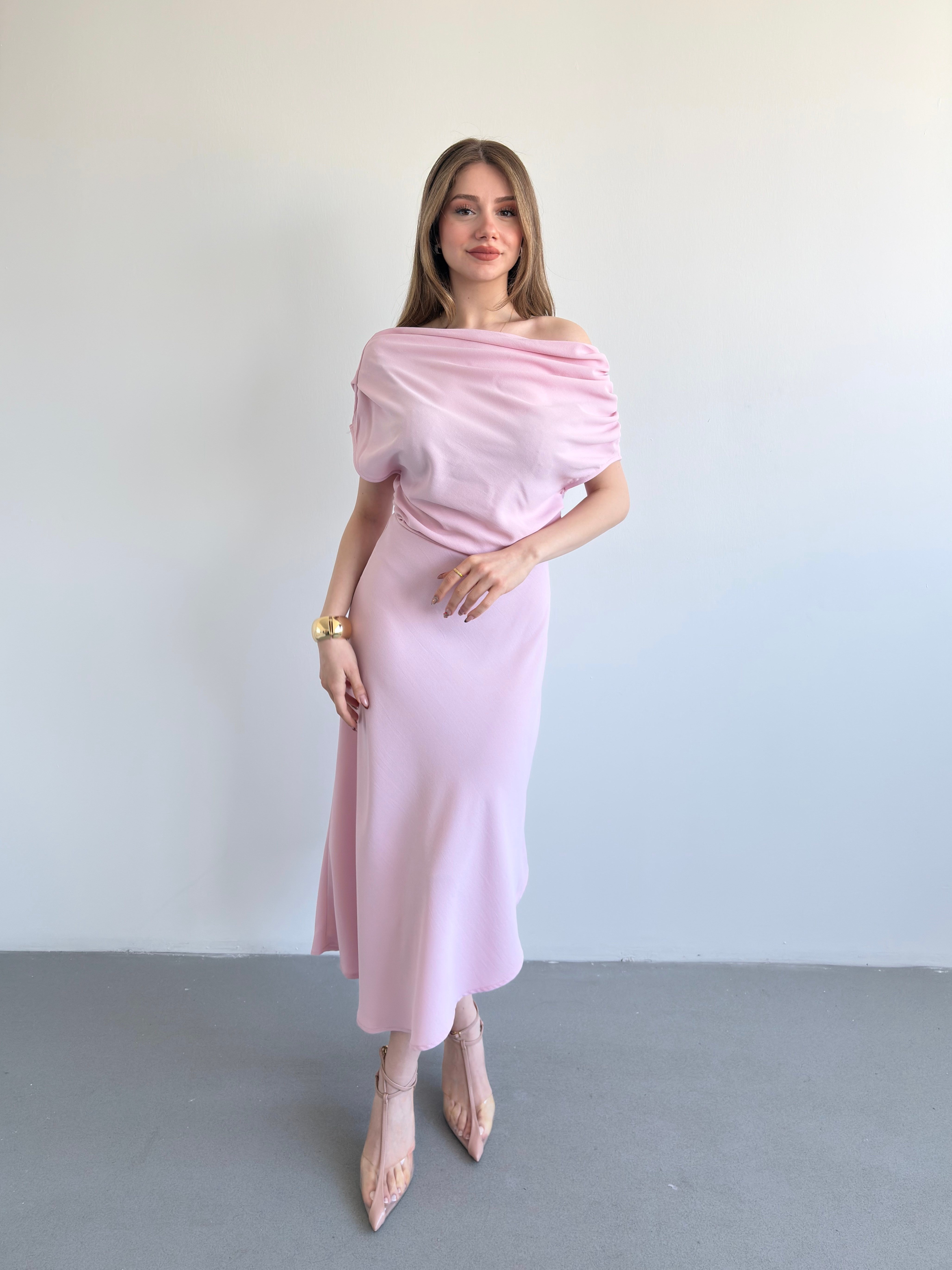 Crep Muadil Premium Elbise
