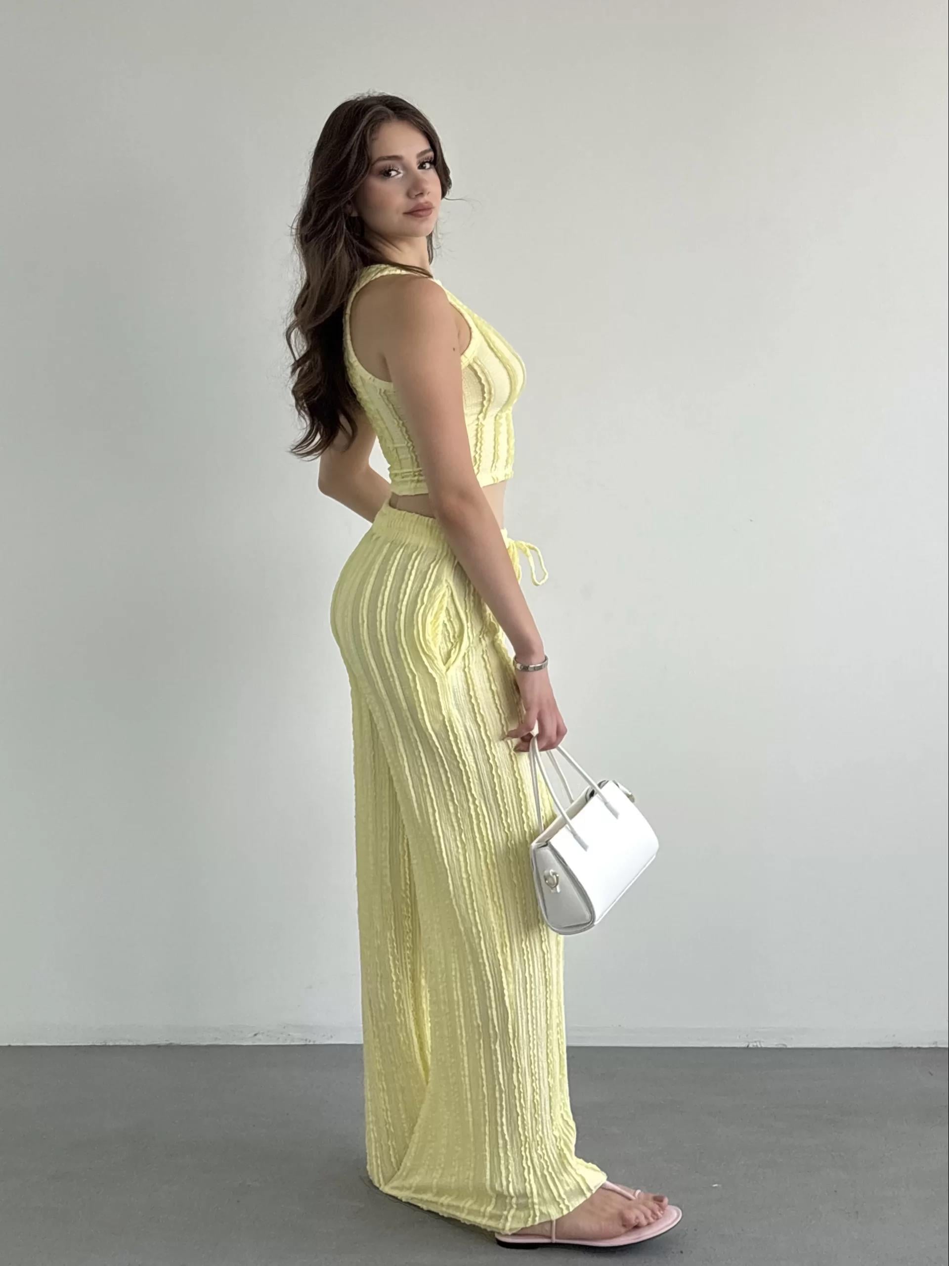 Crop Dikişli Takım
