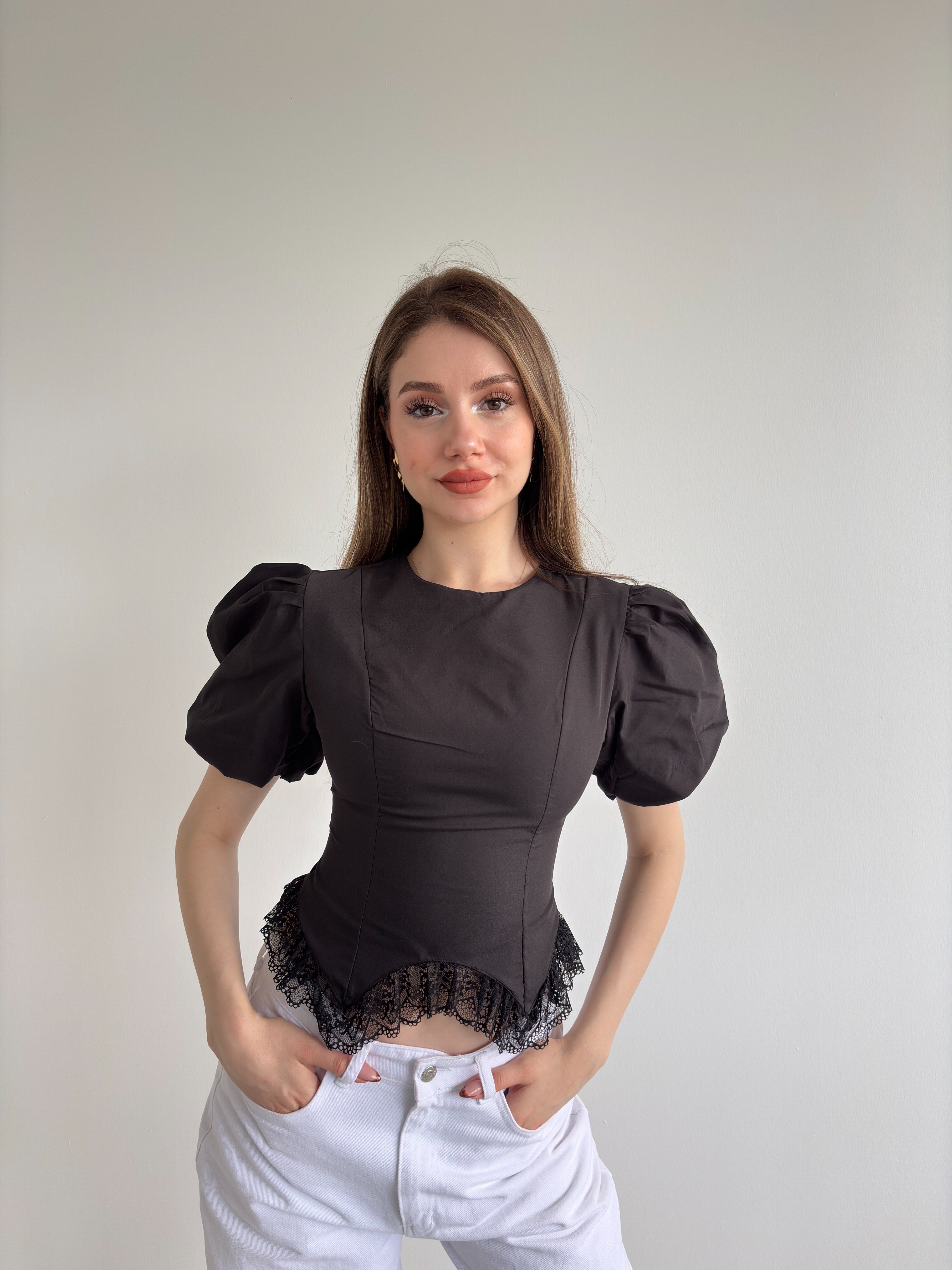 Dakron Dantelli Büstiyer