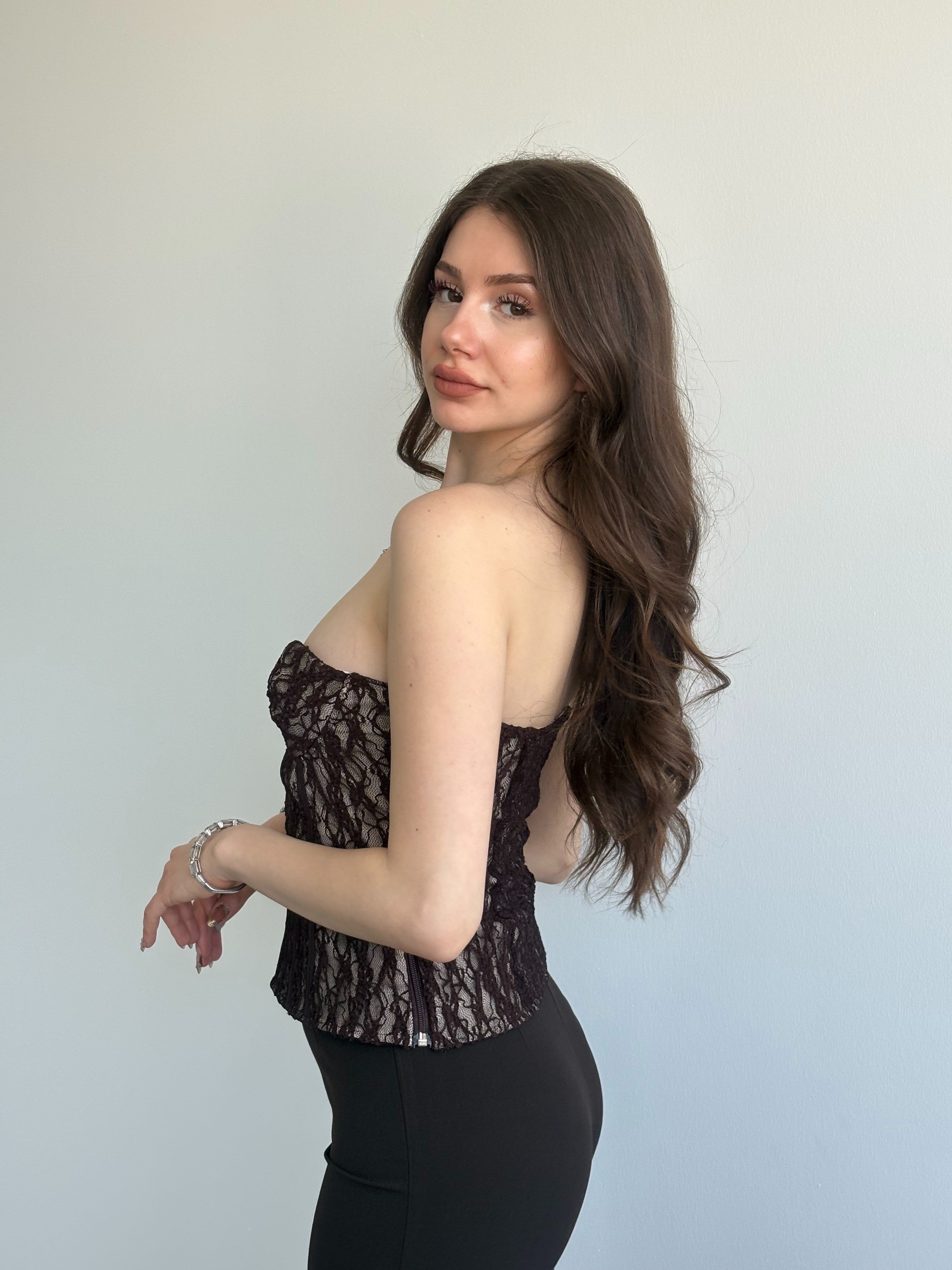 Dantel Korseli Büstiyer