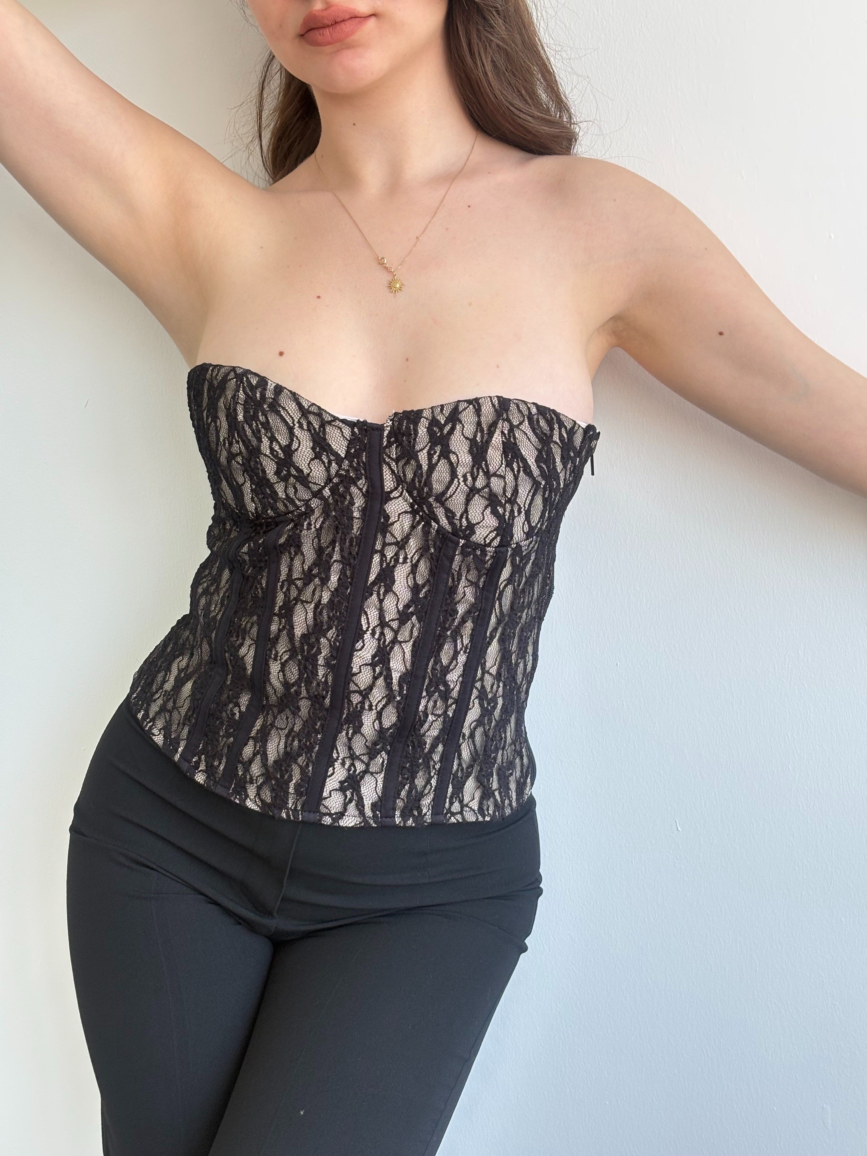 Dantel Korseli Büstiyer