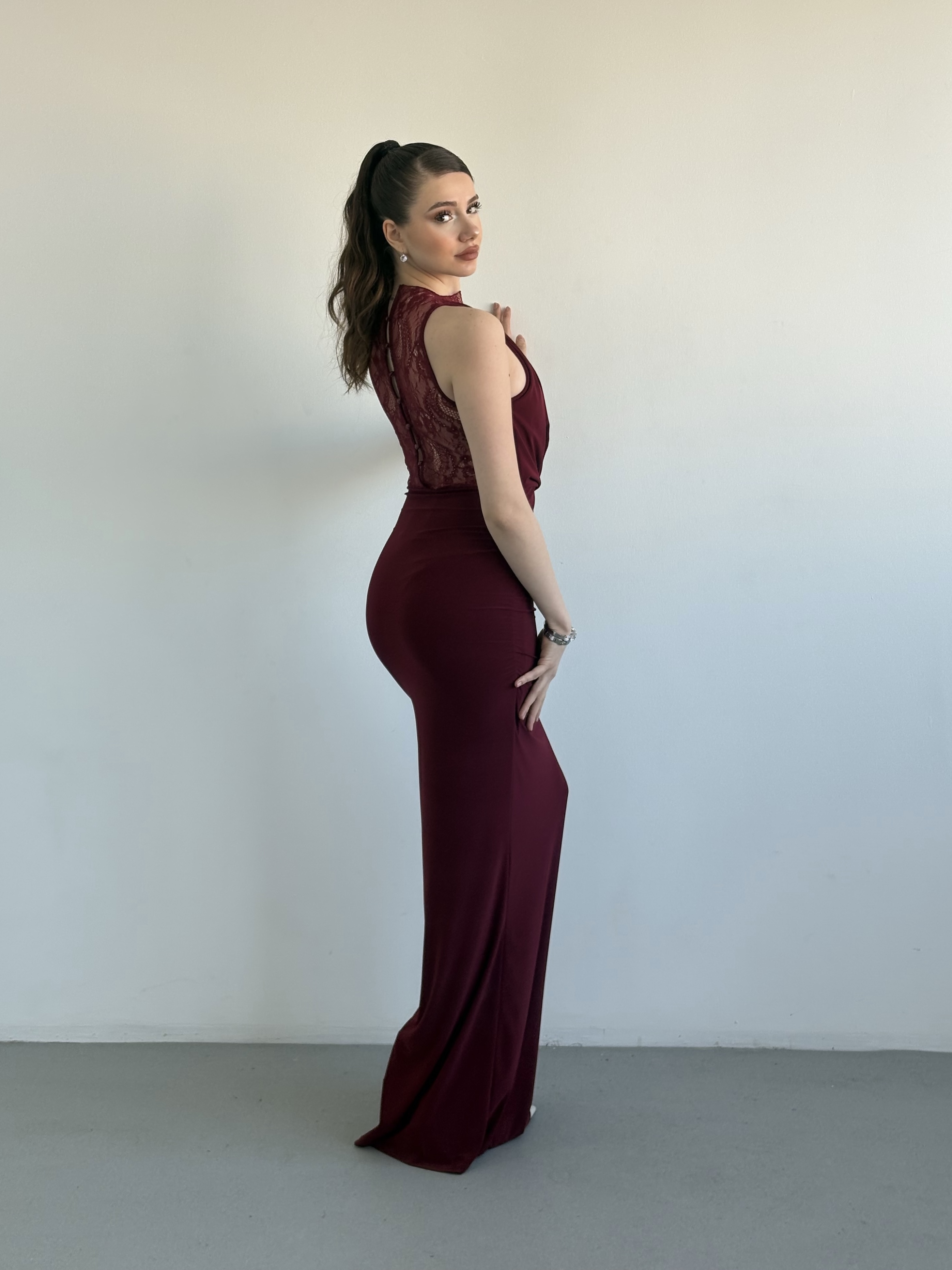 Dantel Sandy Elbise