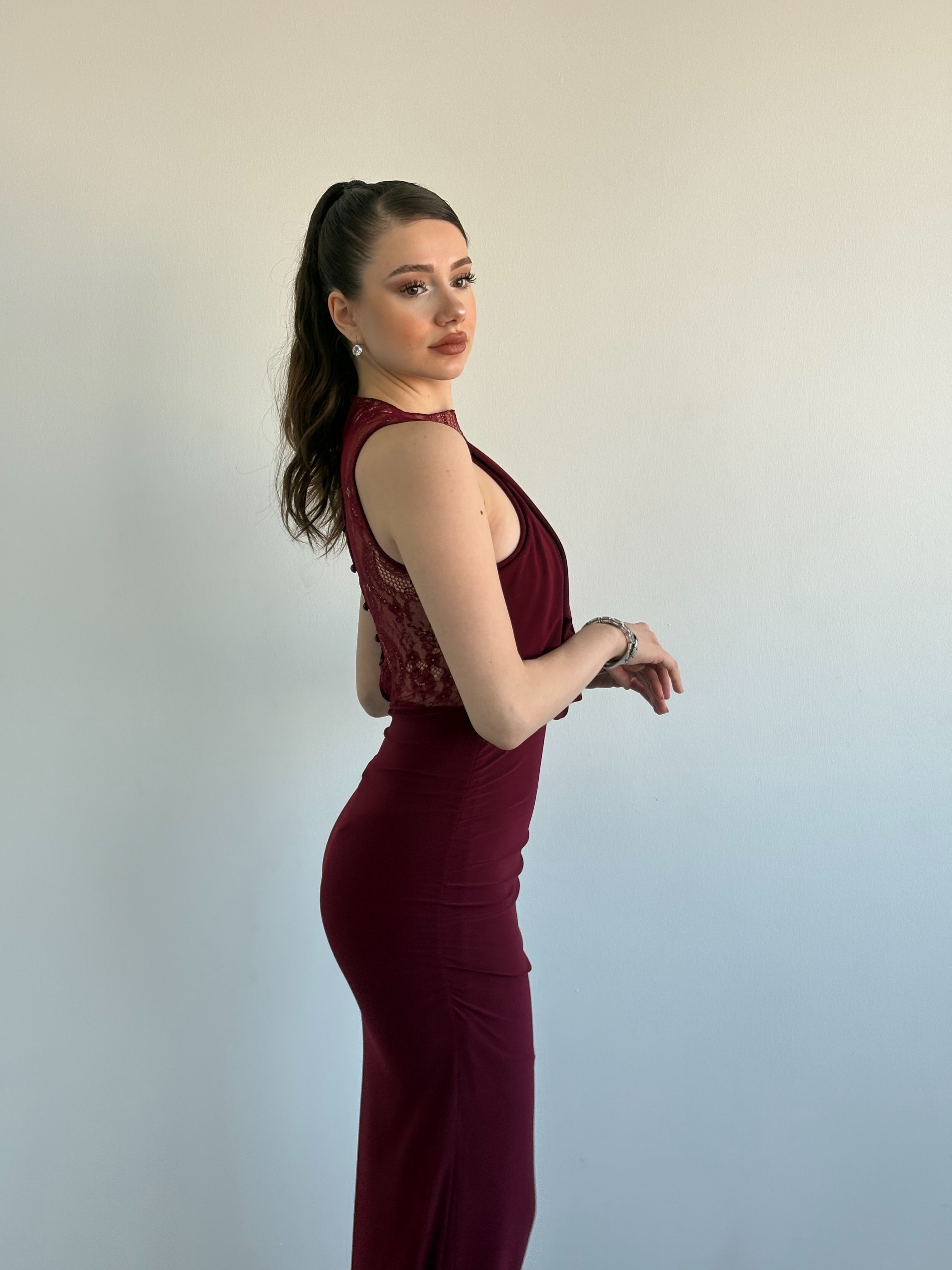 Dantel Sandy Elbise