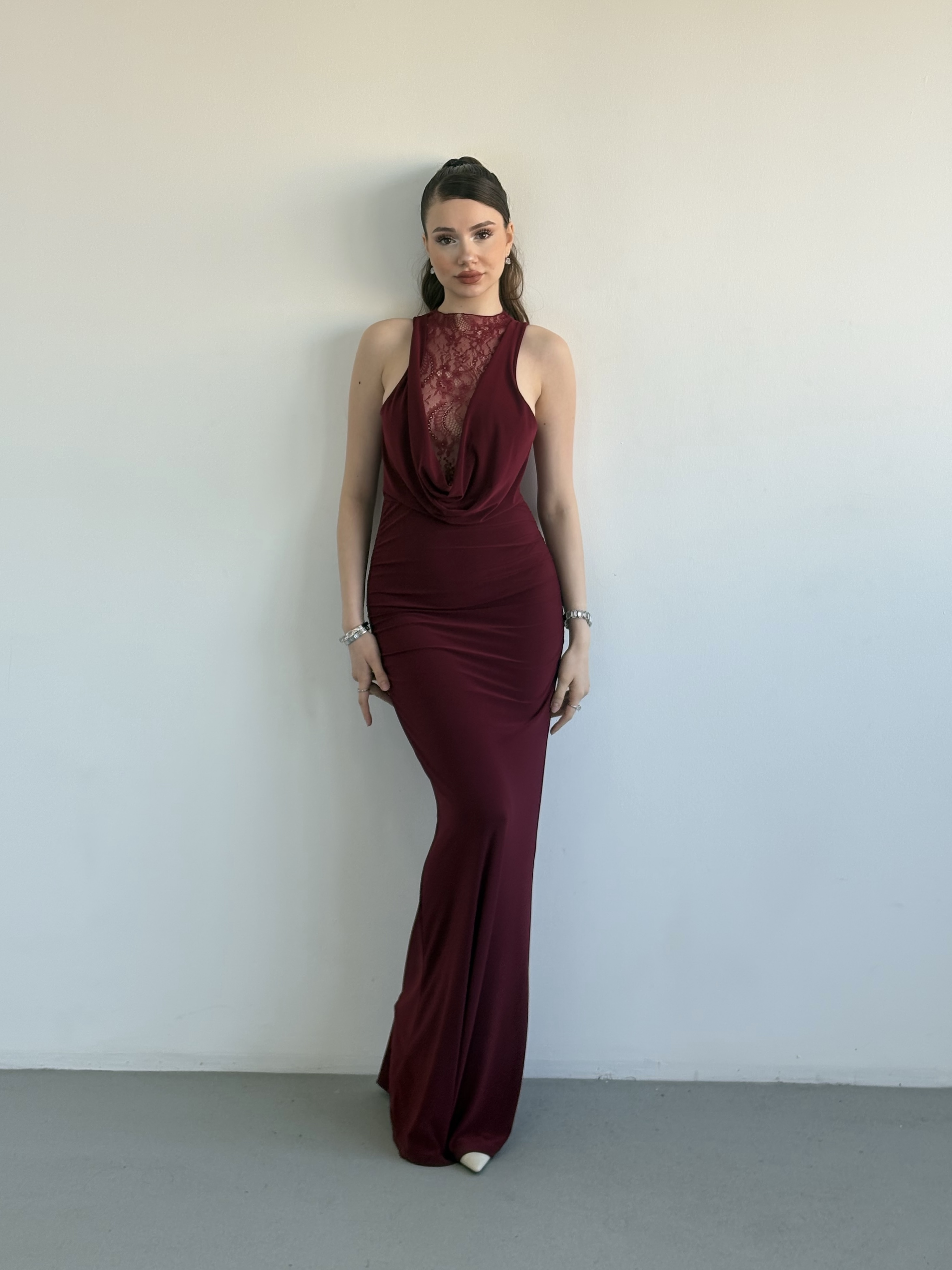 Dantel Sandy Elbise