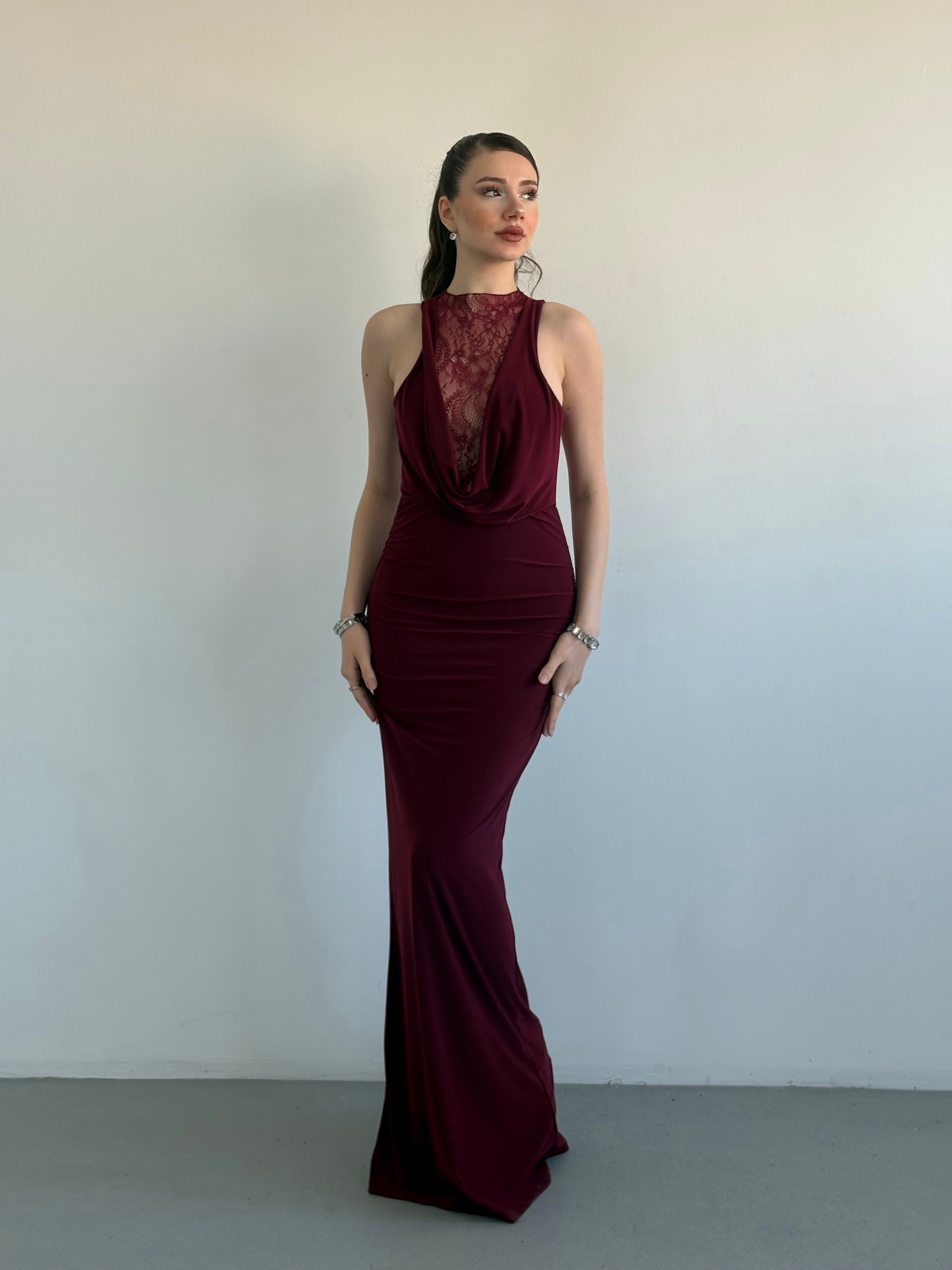 Dantel Sandy Elbise