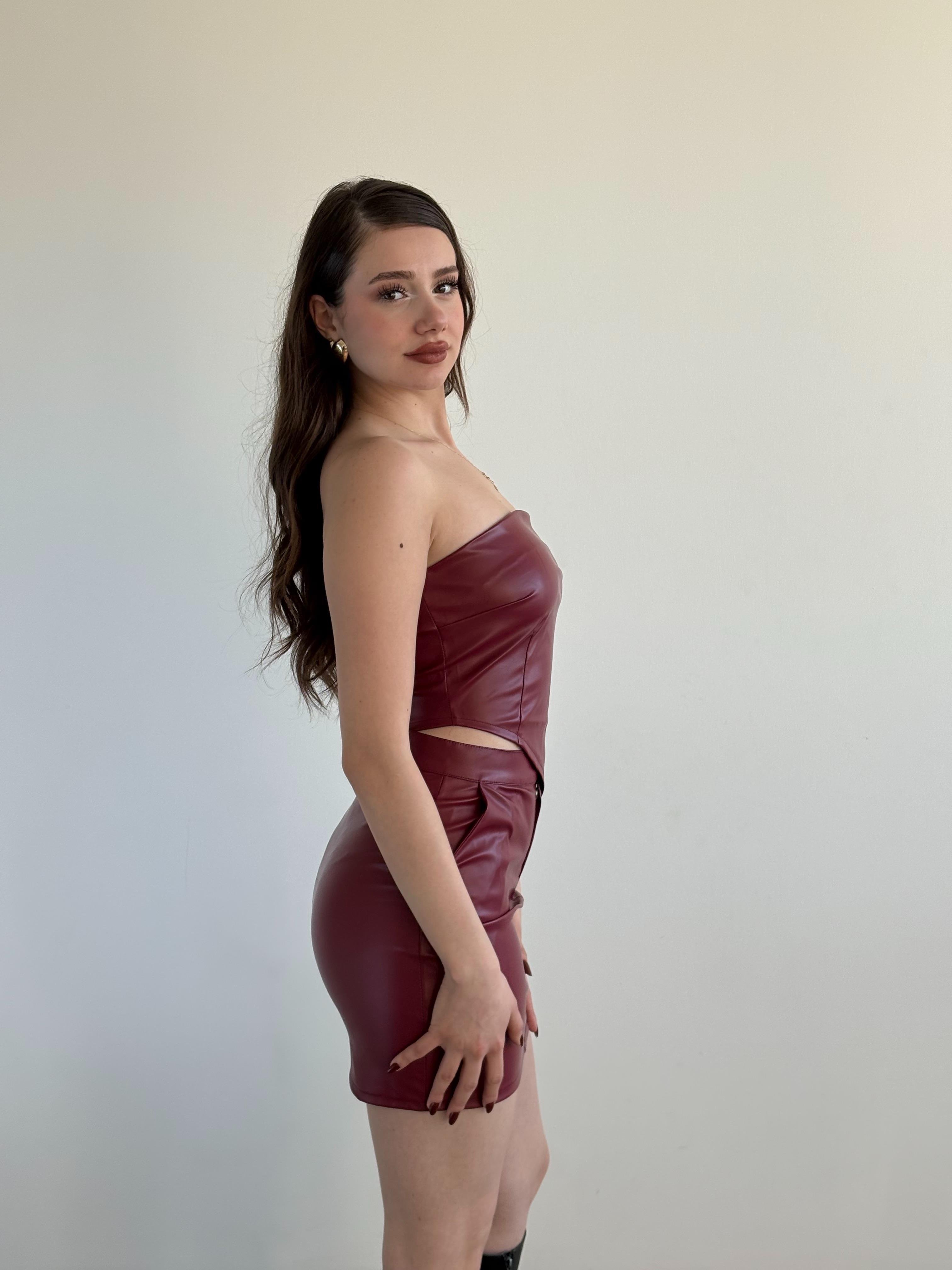 Deri Straplez Takım