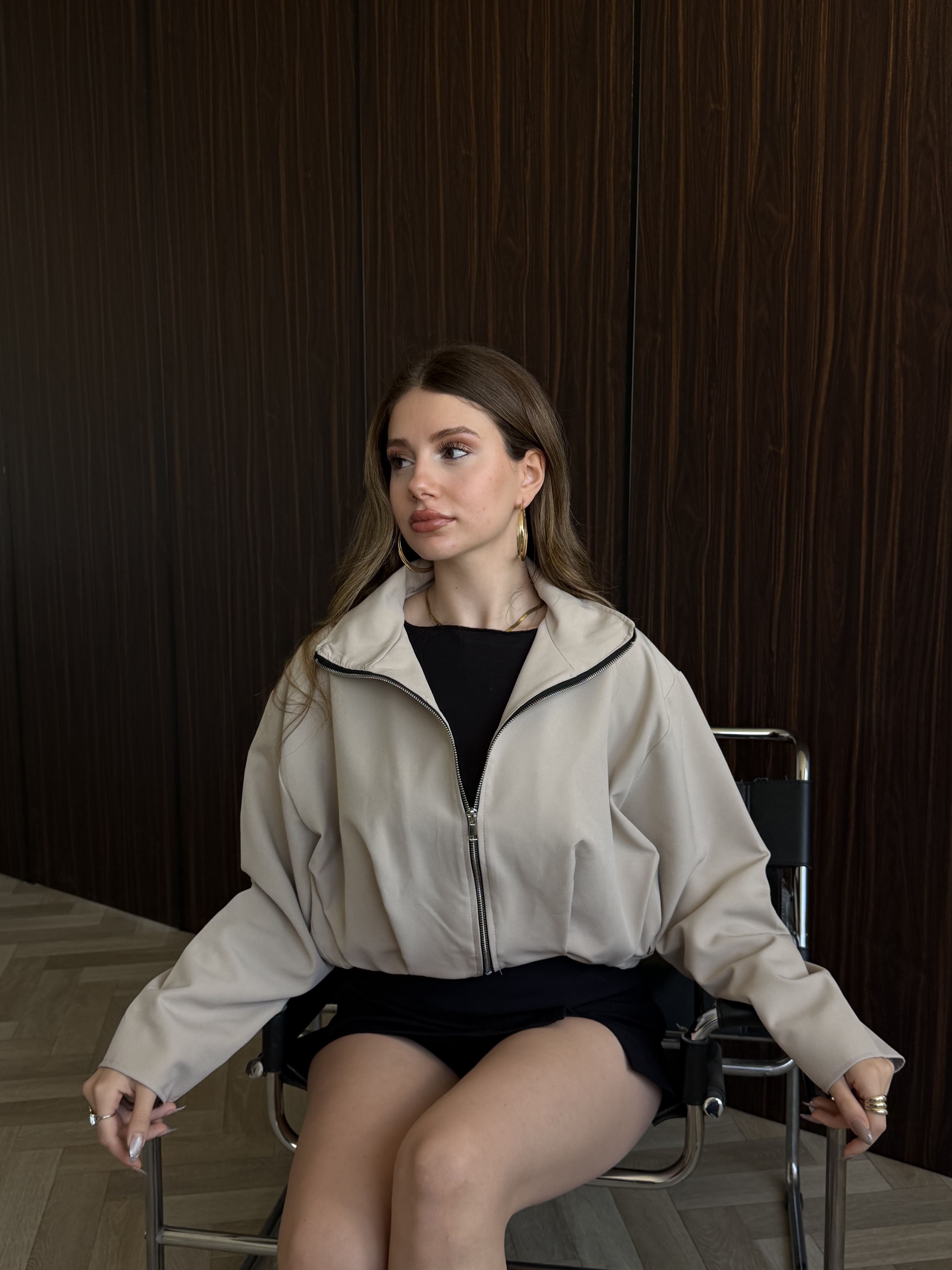 Dik Yaka Cropped Bomber 