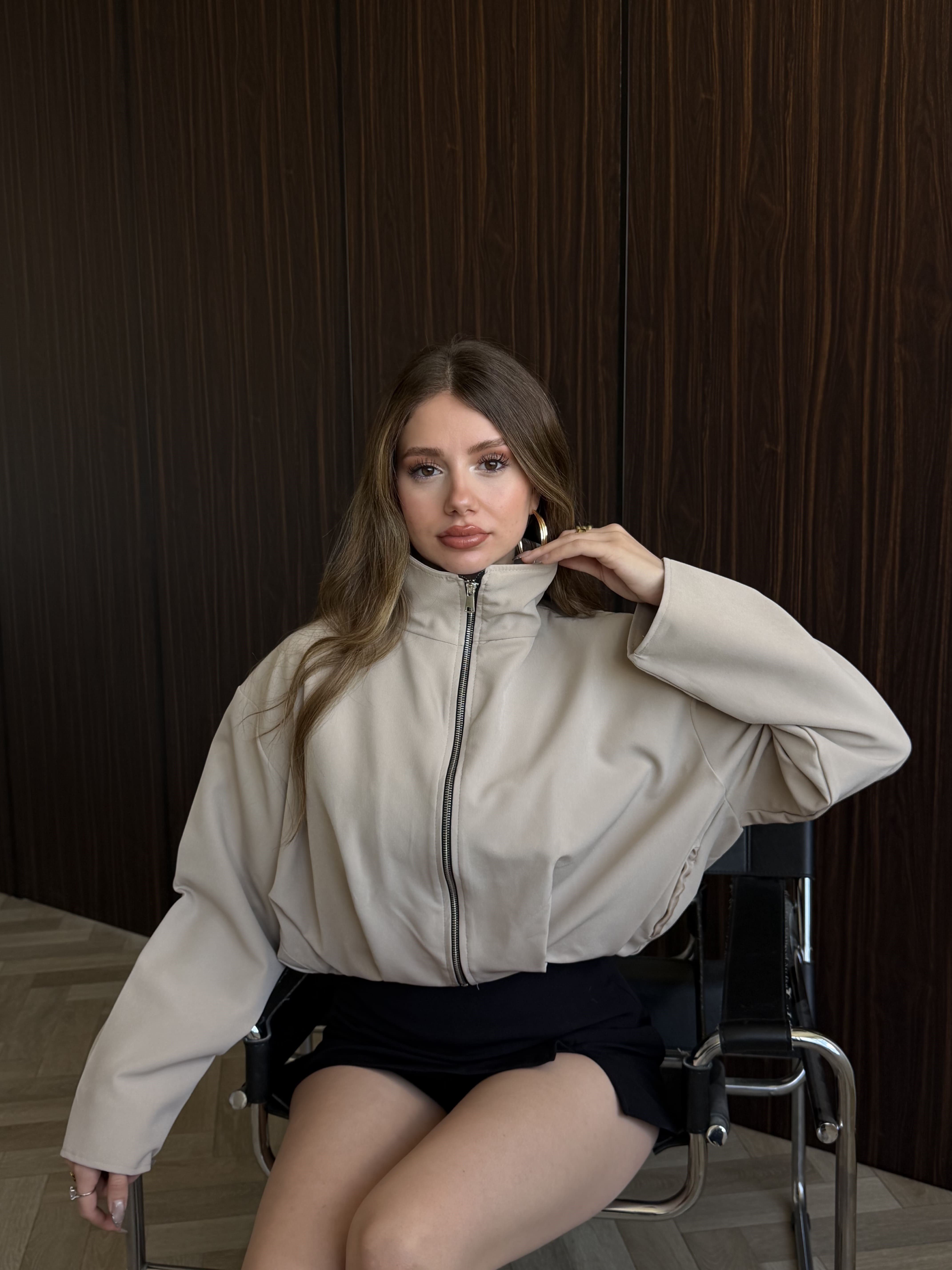 Dik Yaka Cropped Bomber 