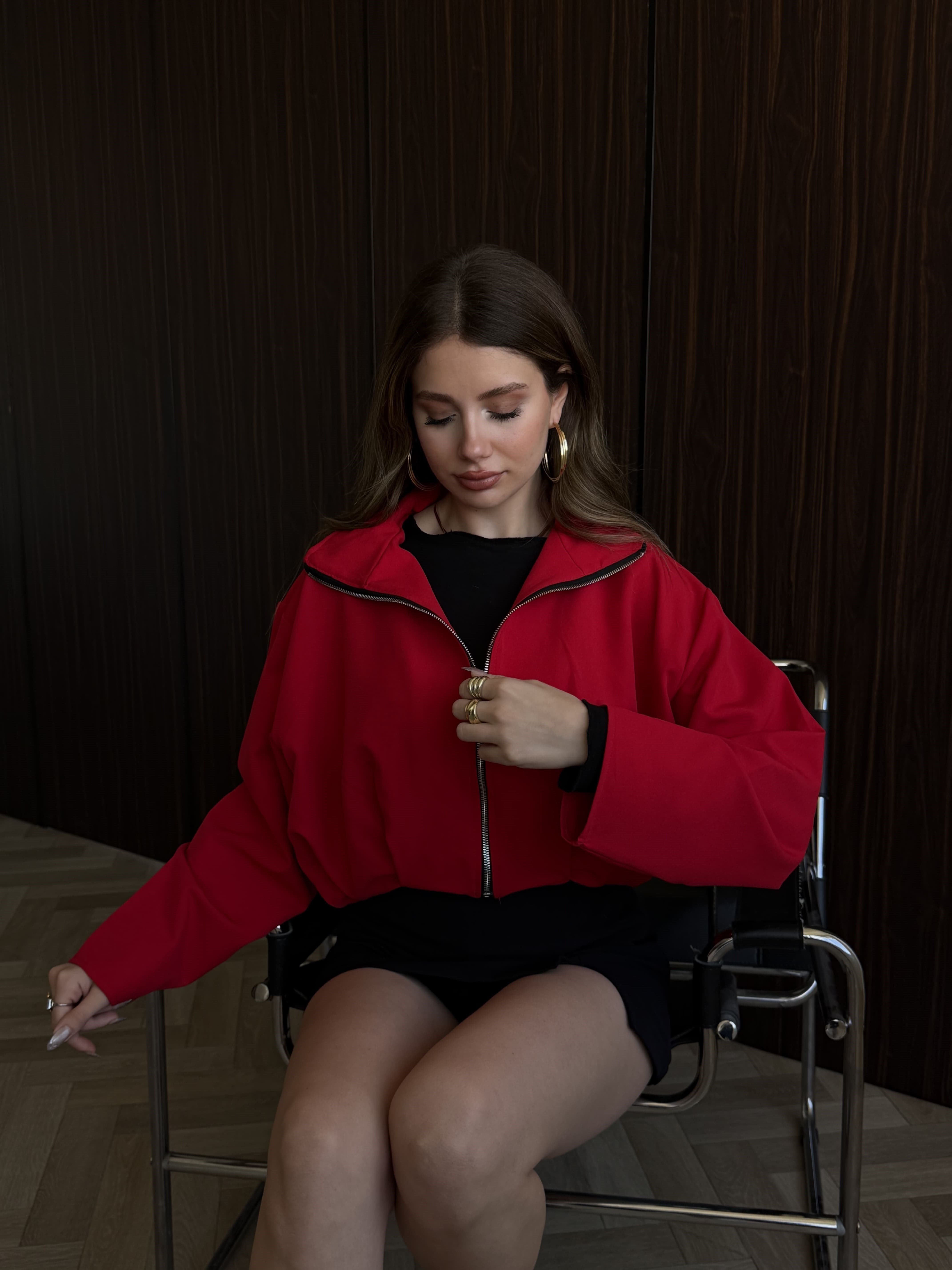 Dik Yaka Cropped Bomber 