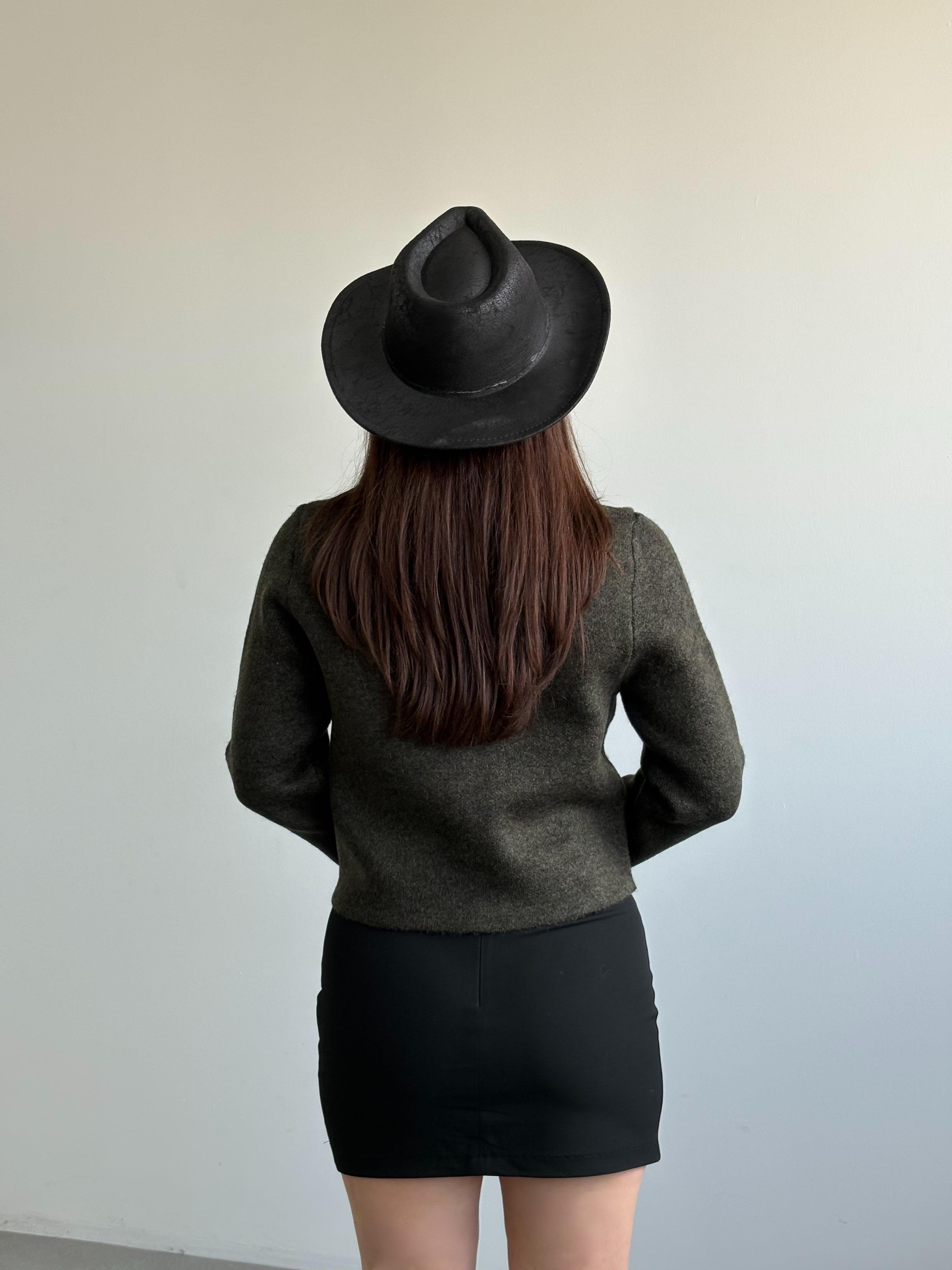 Düğmeli Triko Hırka