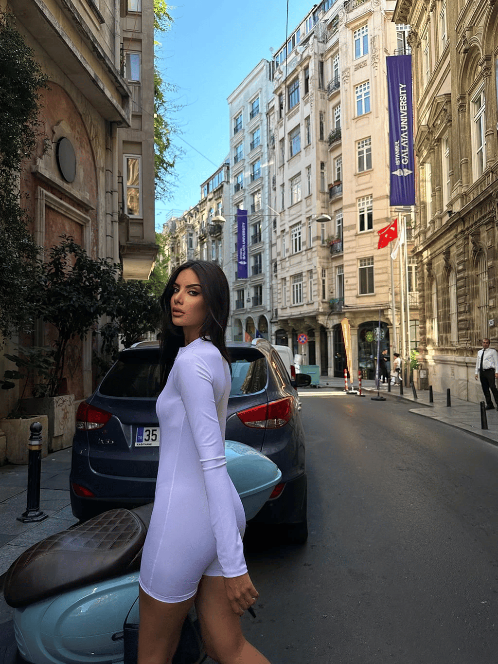 Fermuarlı Parmak Detay Tulum