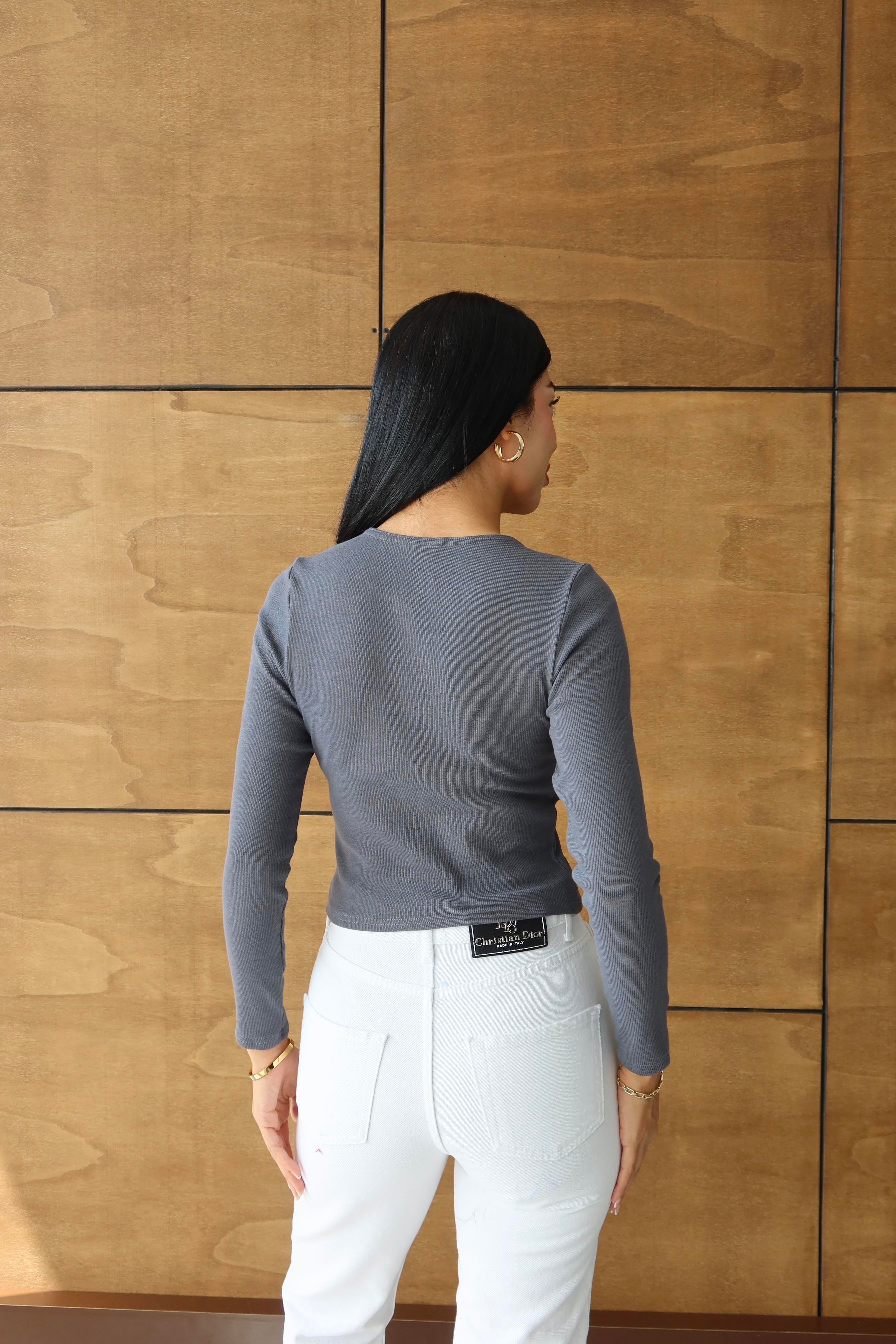 Fitilli Basic Crop Antrasit