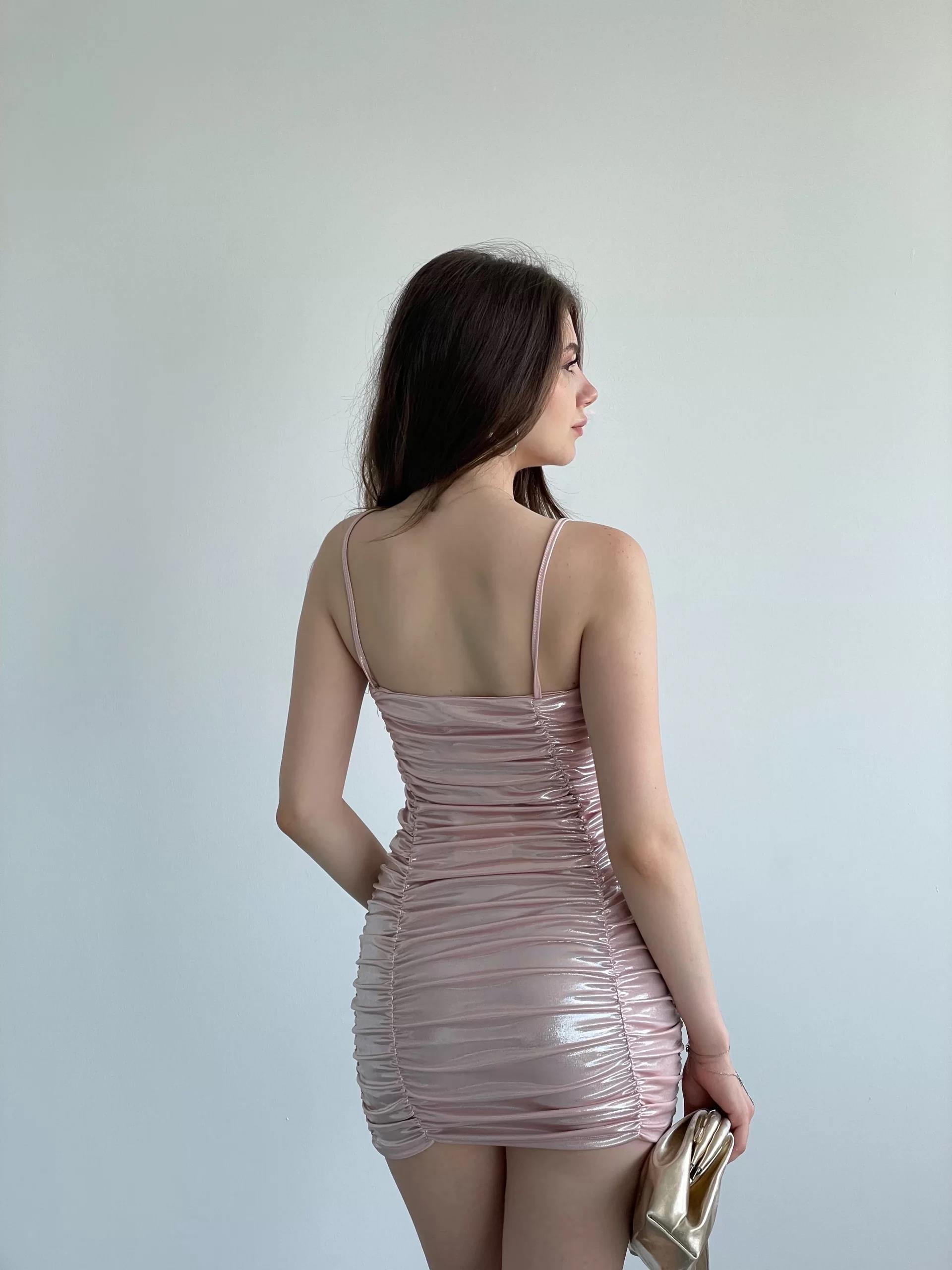 Glassfoil Büzgülü Elbise