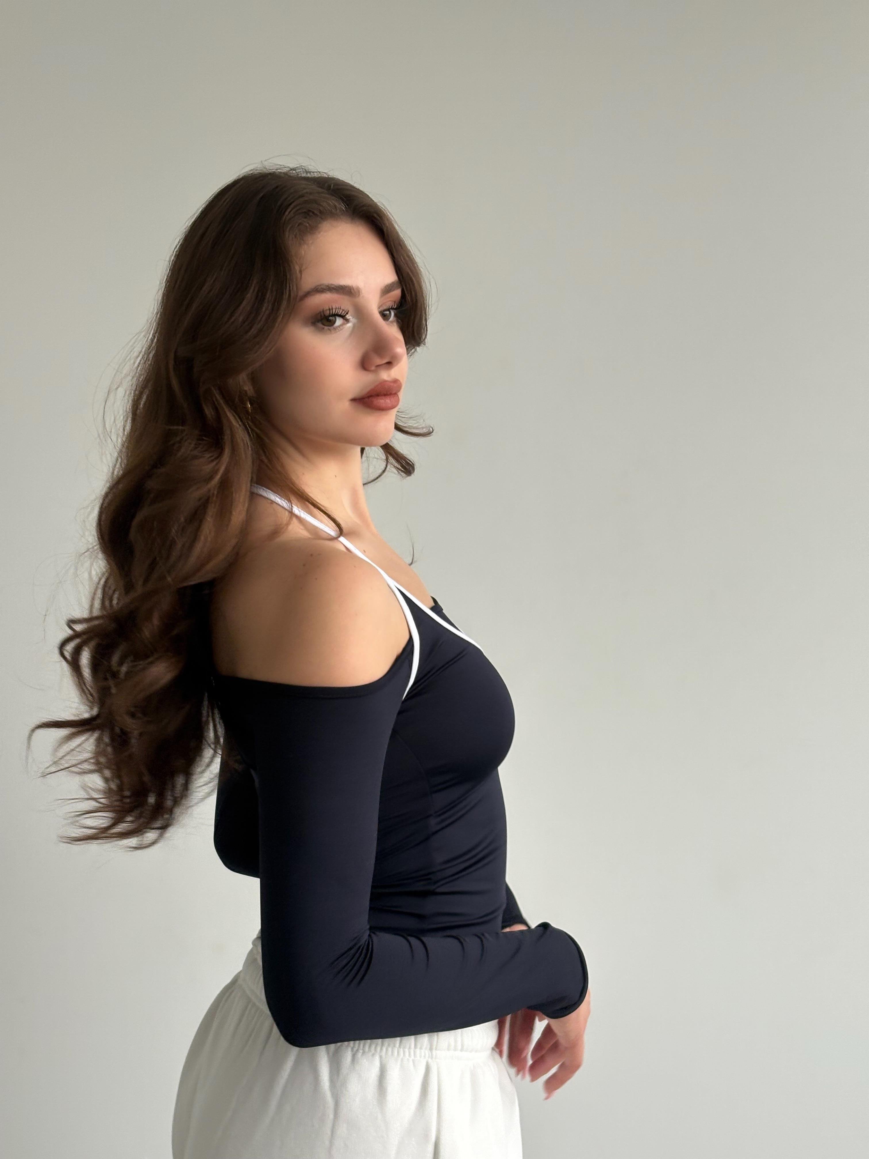 Halter Biyeli Crop