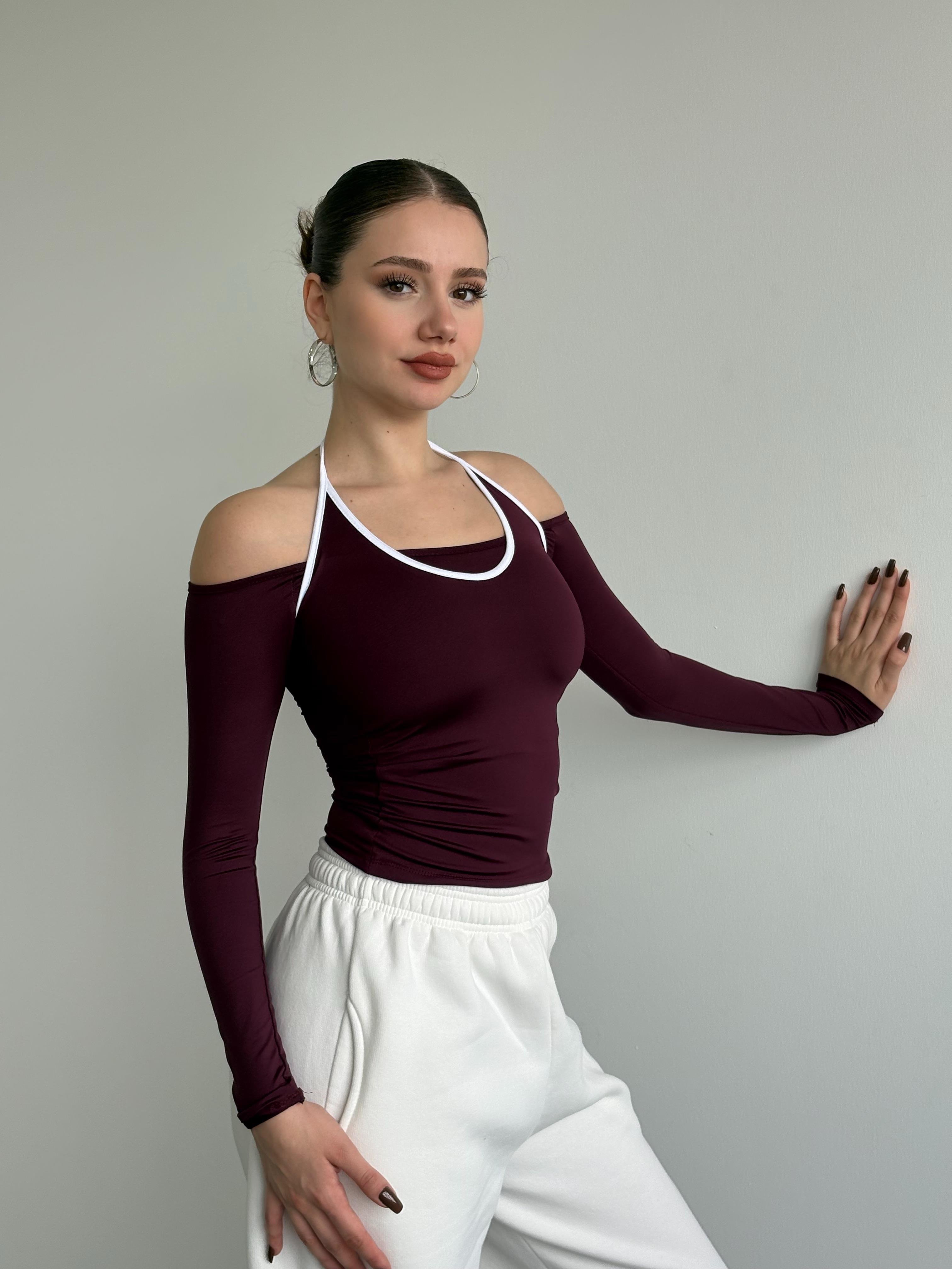 Halter Biyeli Crop