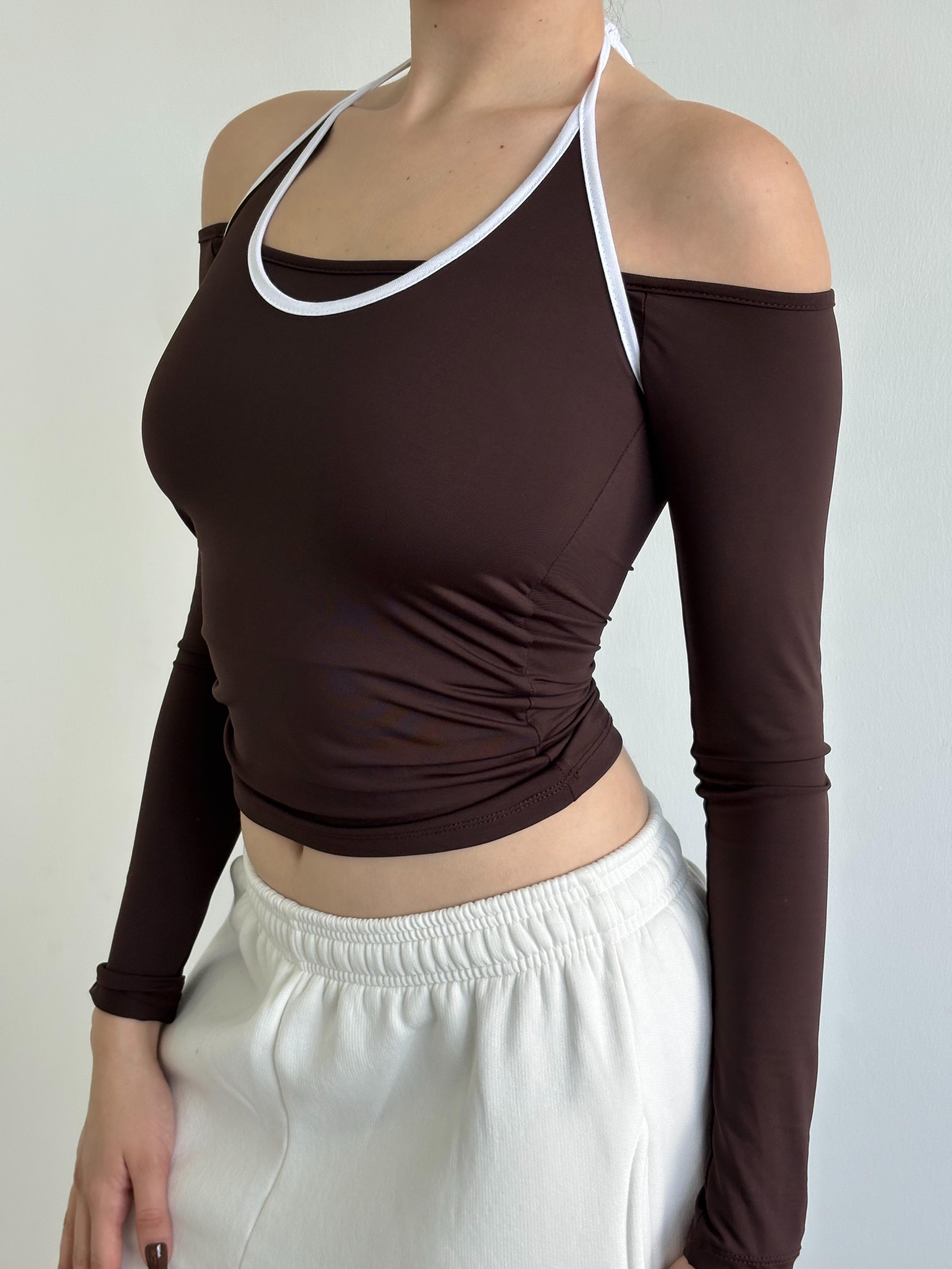 Halter Biyeli Crop