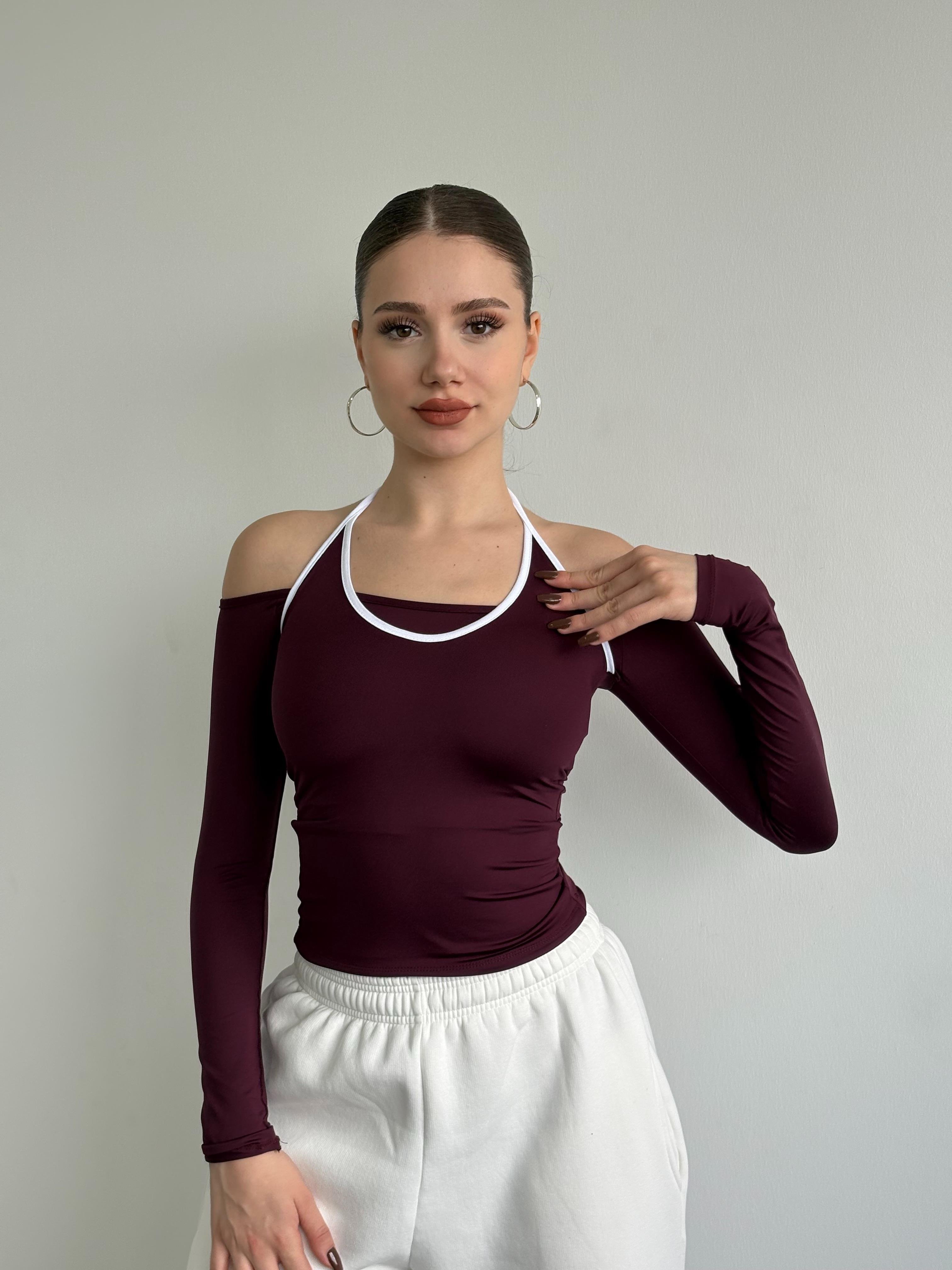 Halter Biyeli Crop