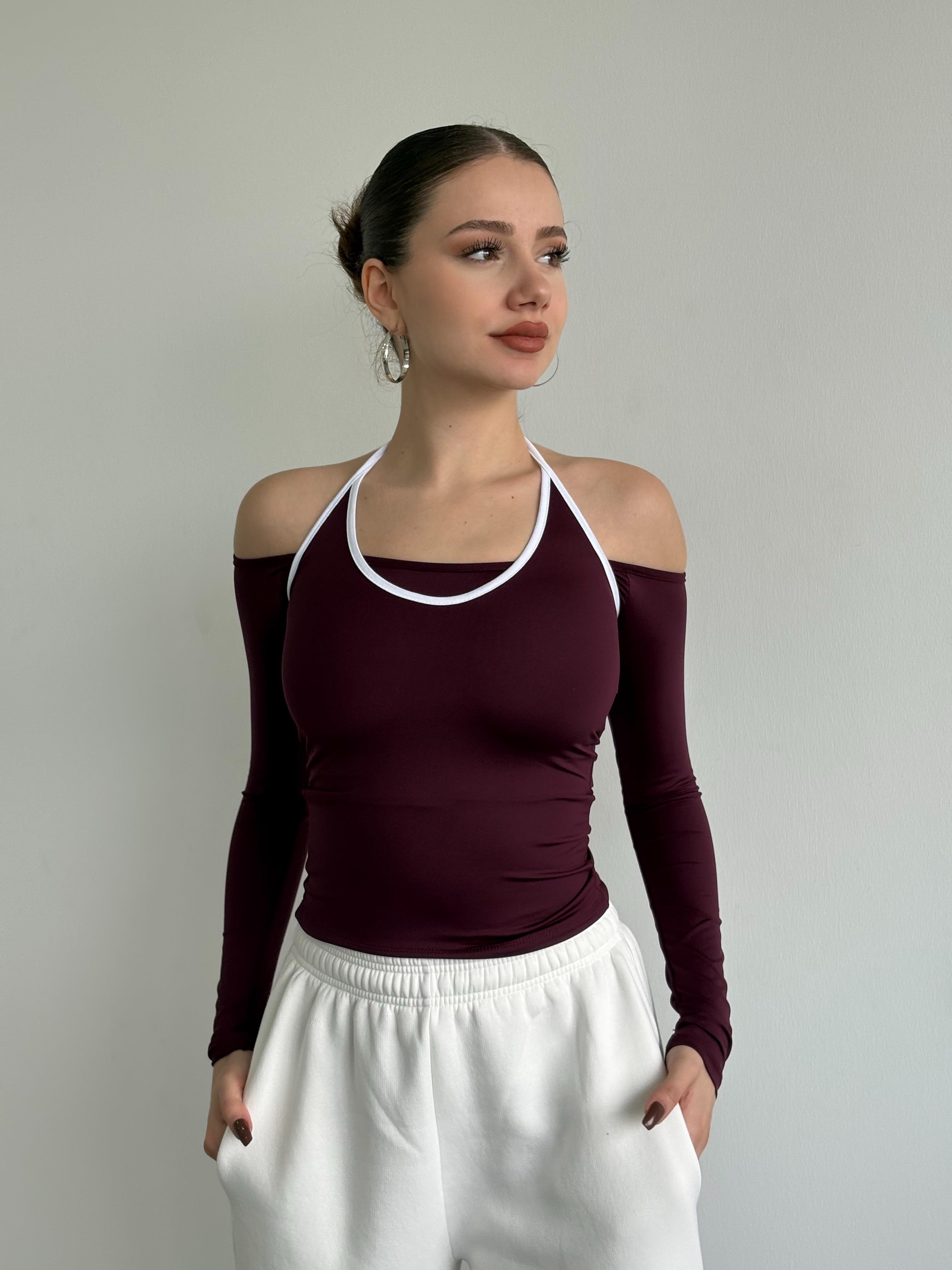 Halter Biyeli Crop