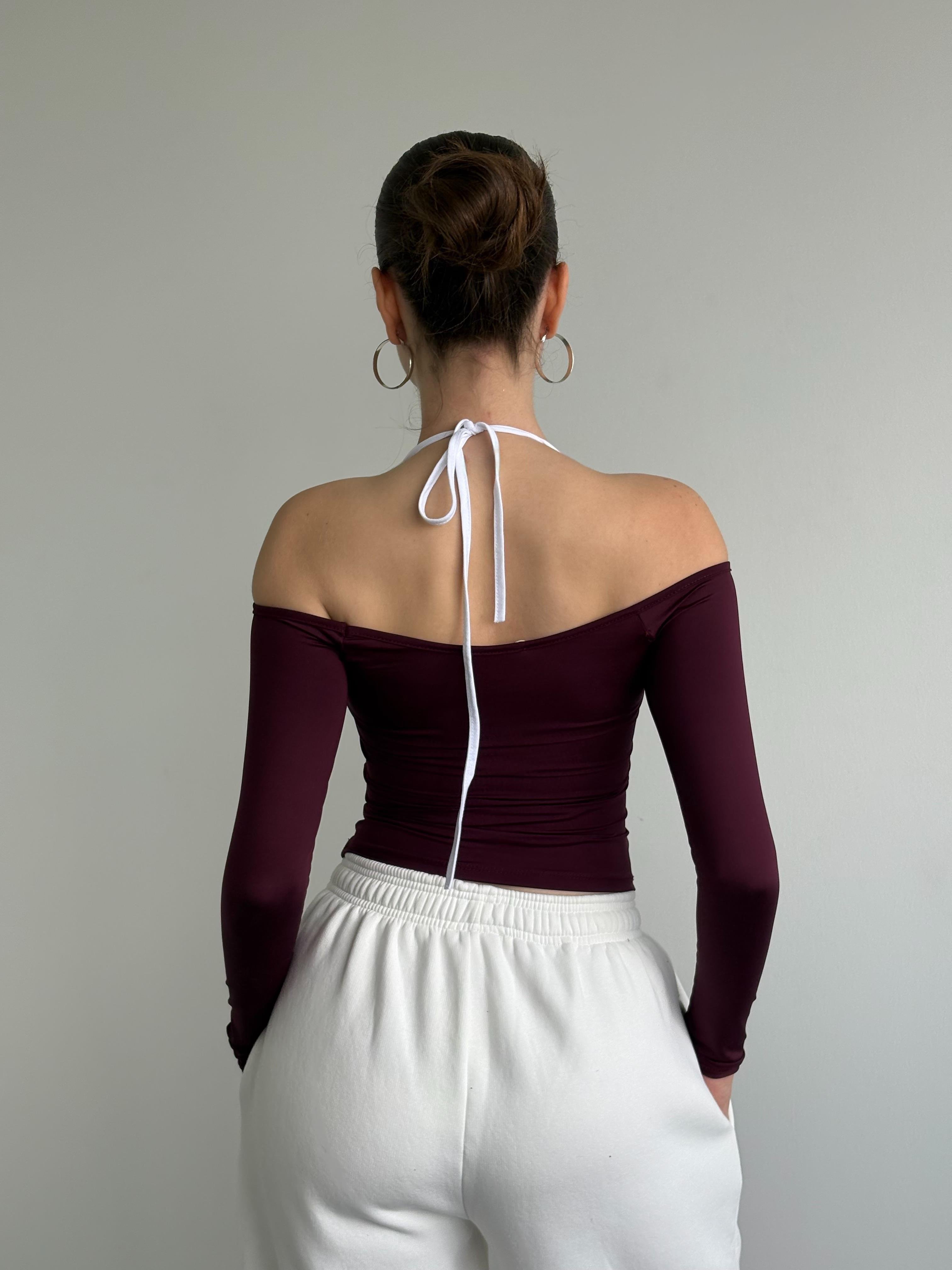 Halter Biyeli Crop