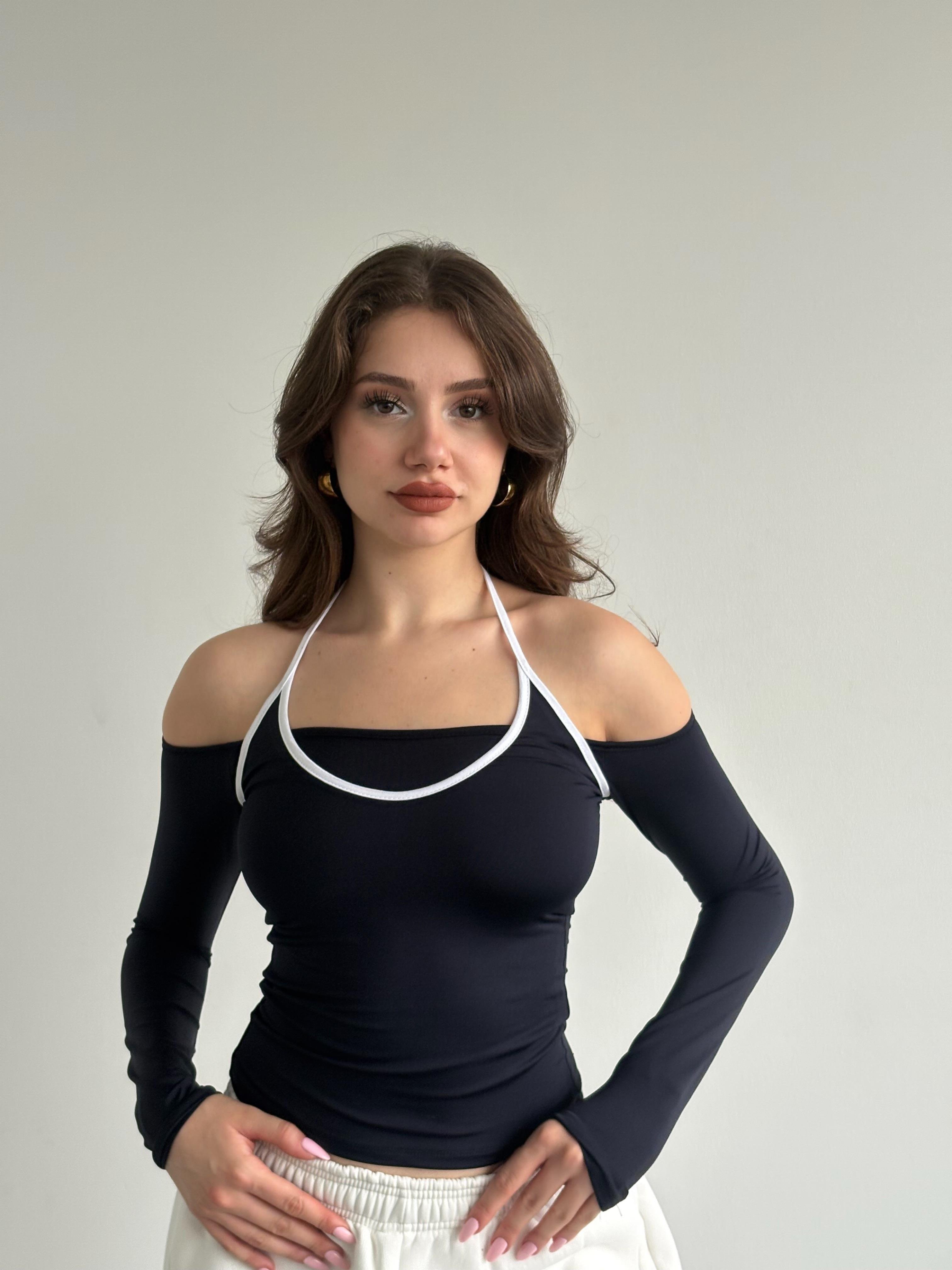 Halter Biyeli Crop