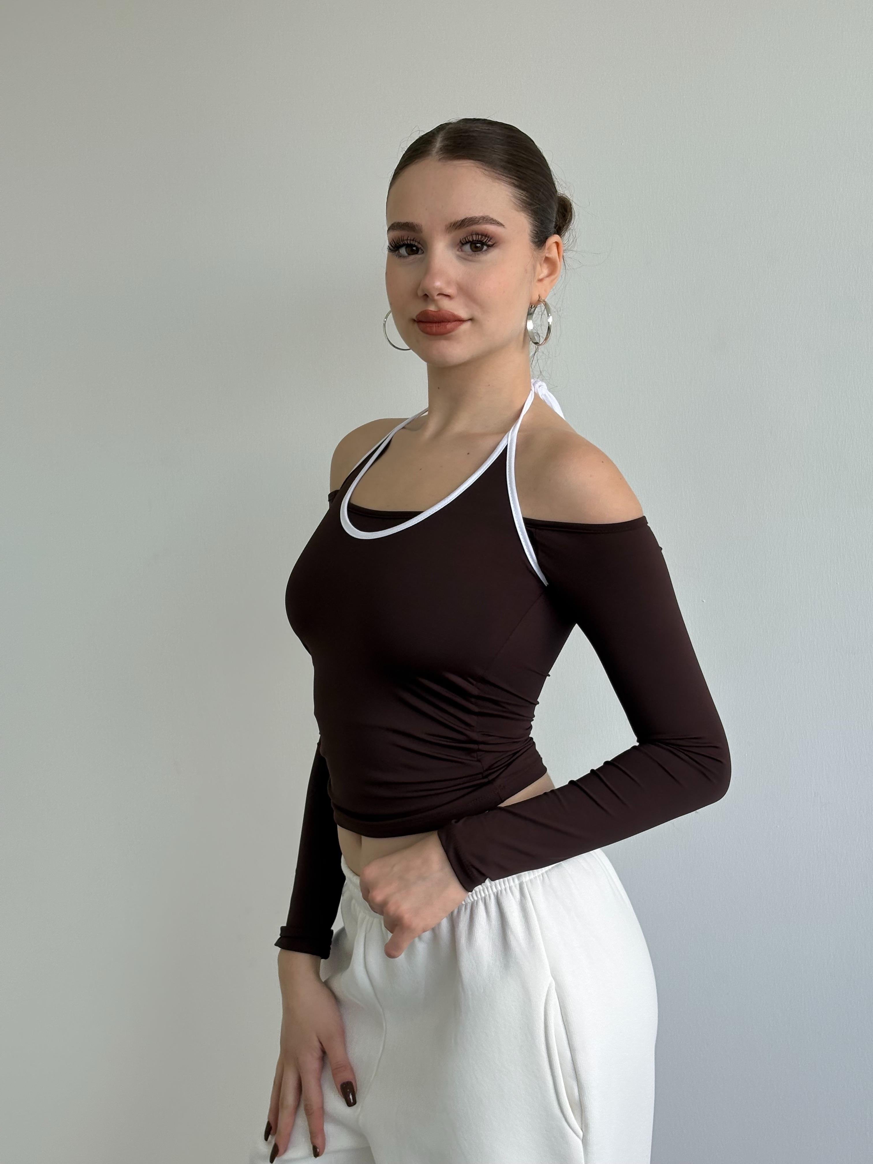 Halter Biyeli Crop
