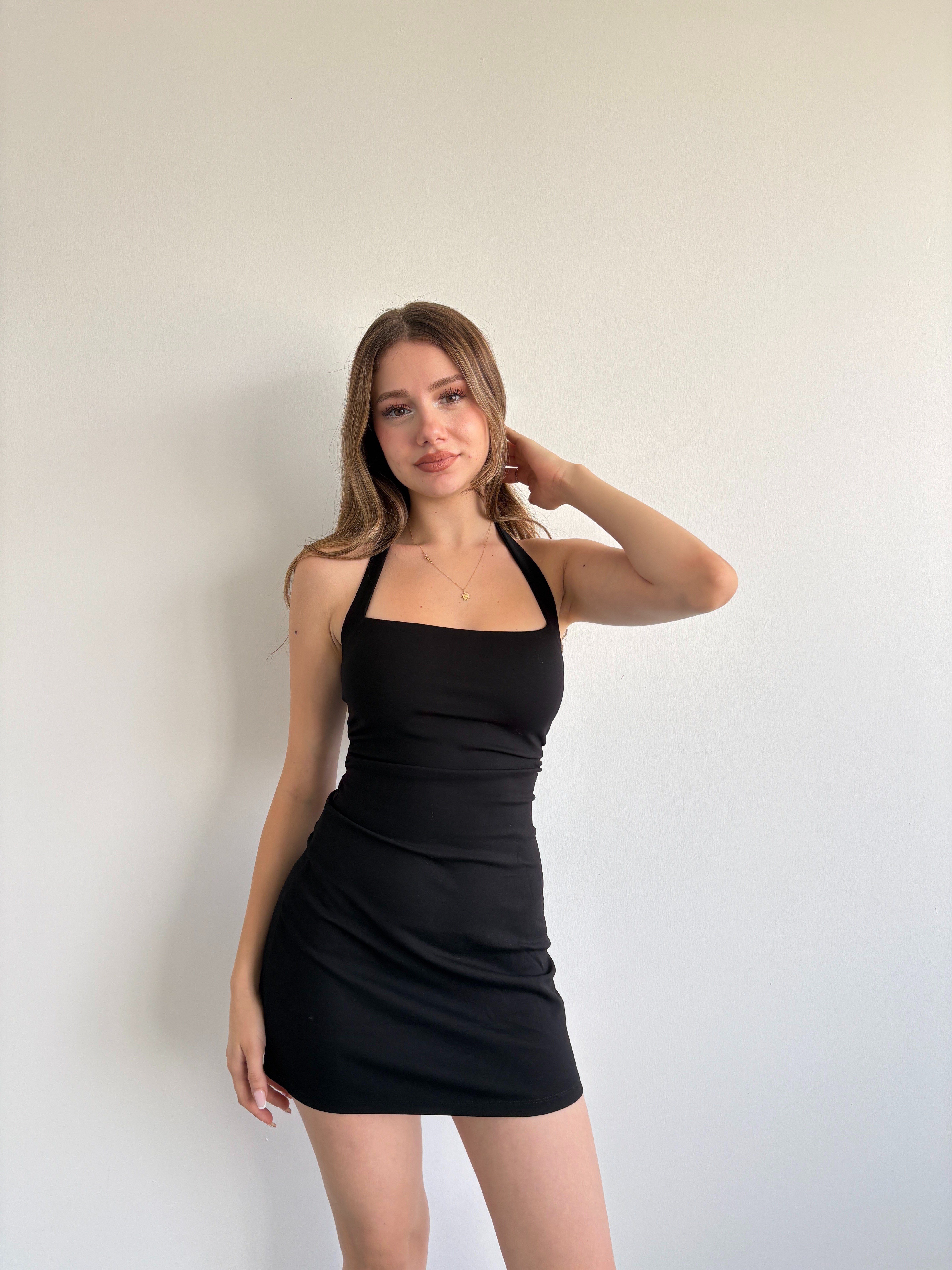 Halter Mini Elbise