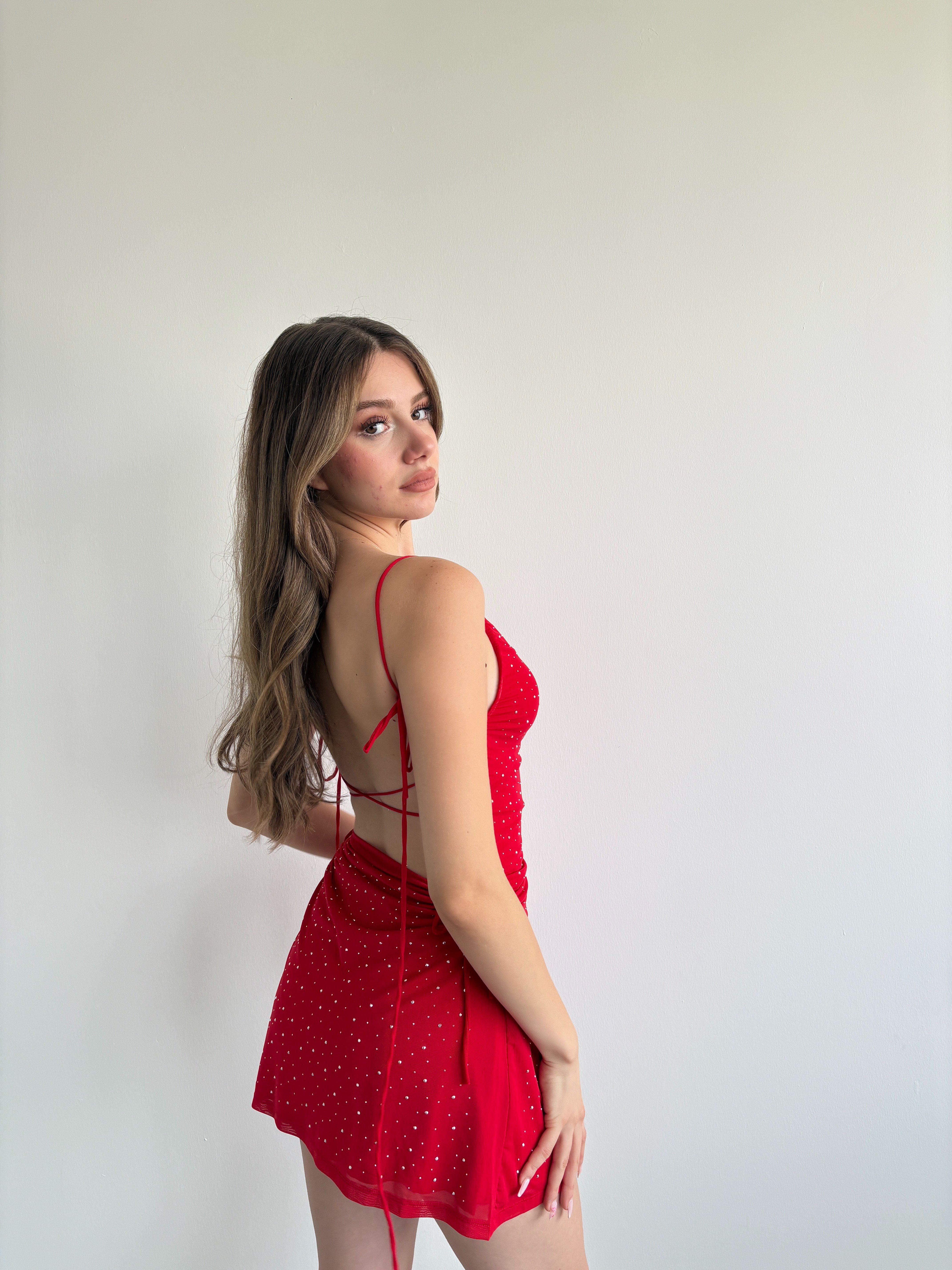 Halter Mini Elbise