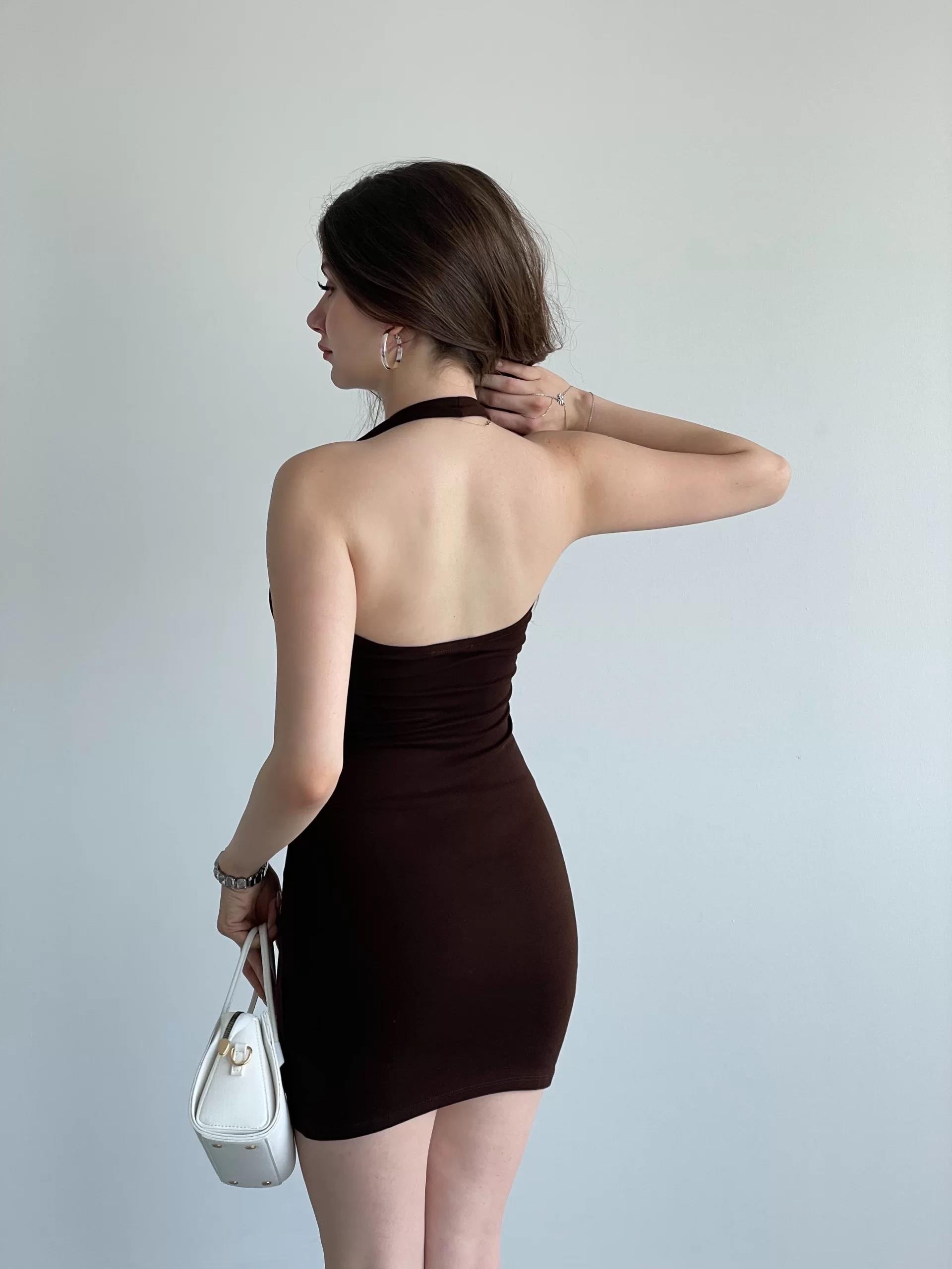 Halter Premium Mini Elbise