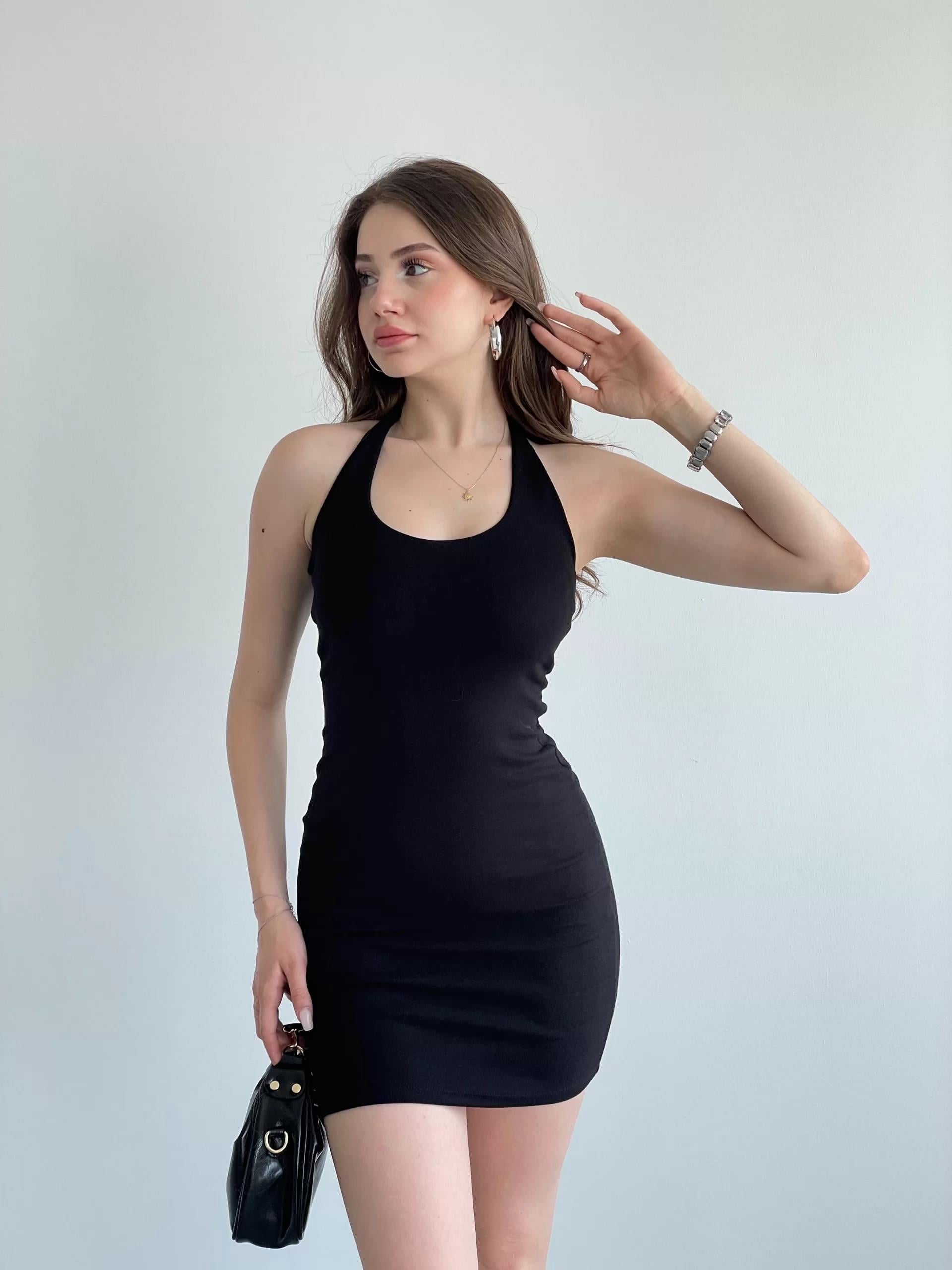 Halter Premium Mini Elbise