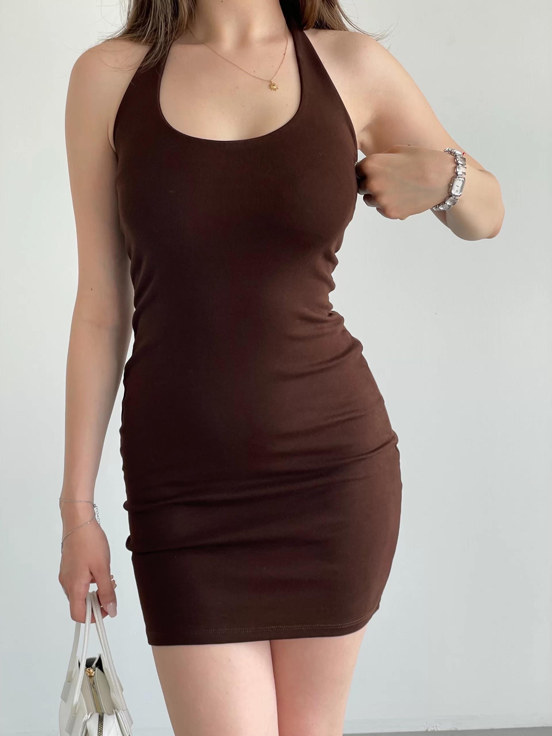 Halter Premium Mini Elbise