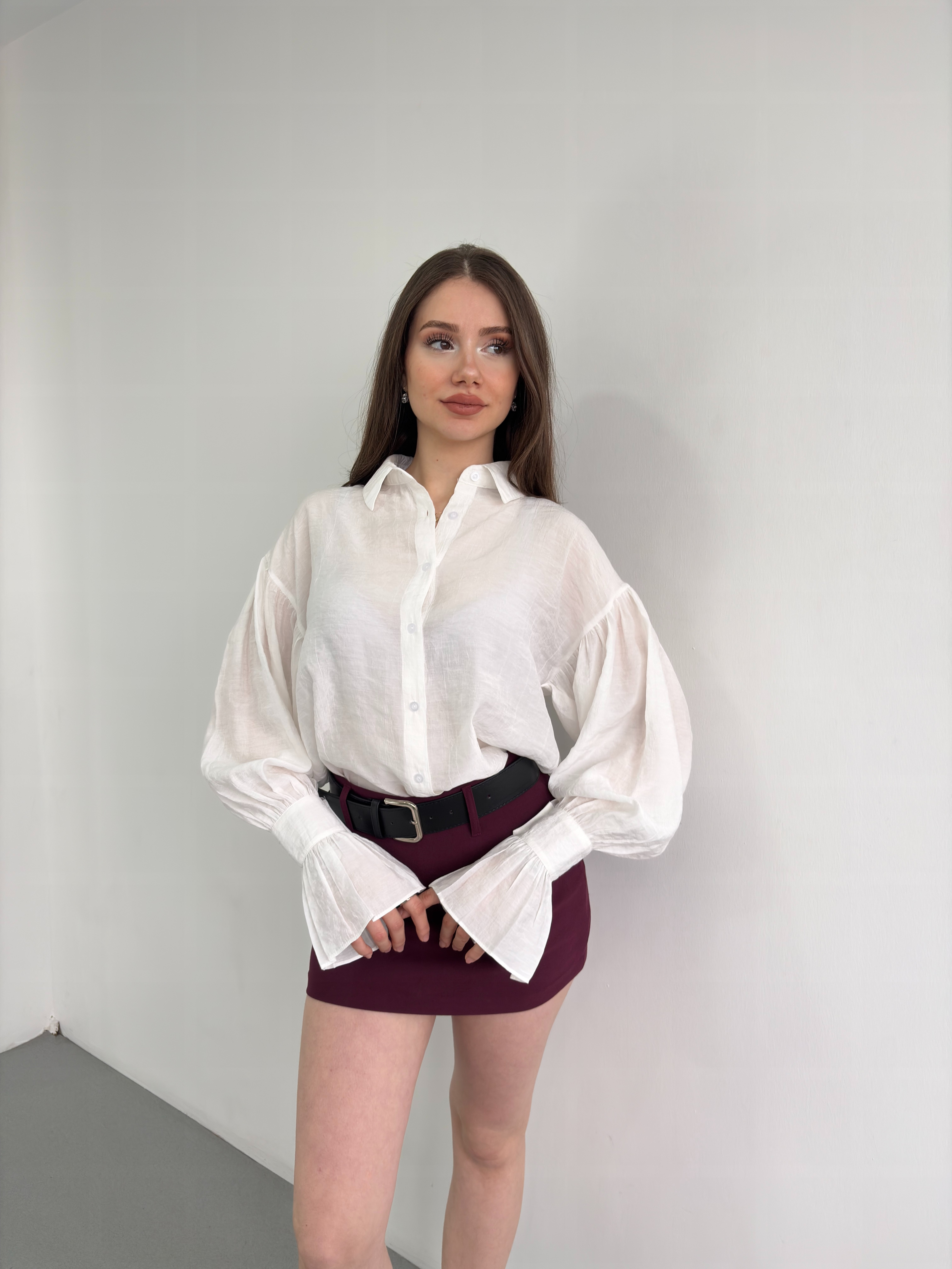 İspanyol Kol Bağlamalı Gömlek 