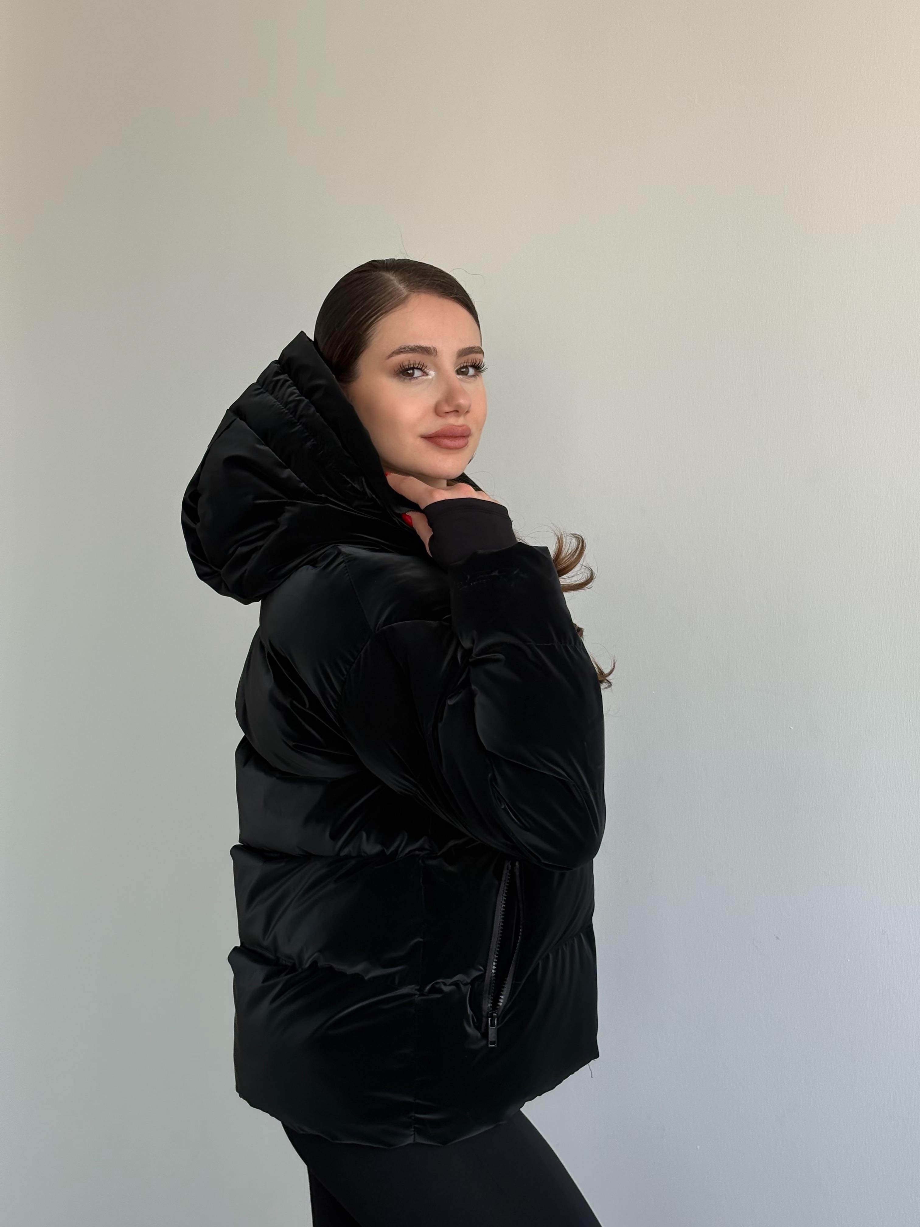 Kapuşonlu Şişme Mont