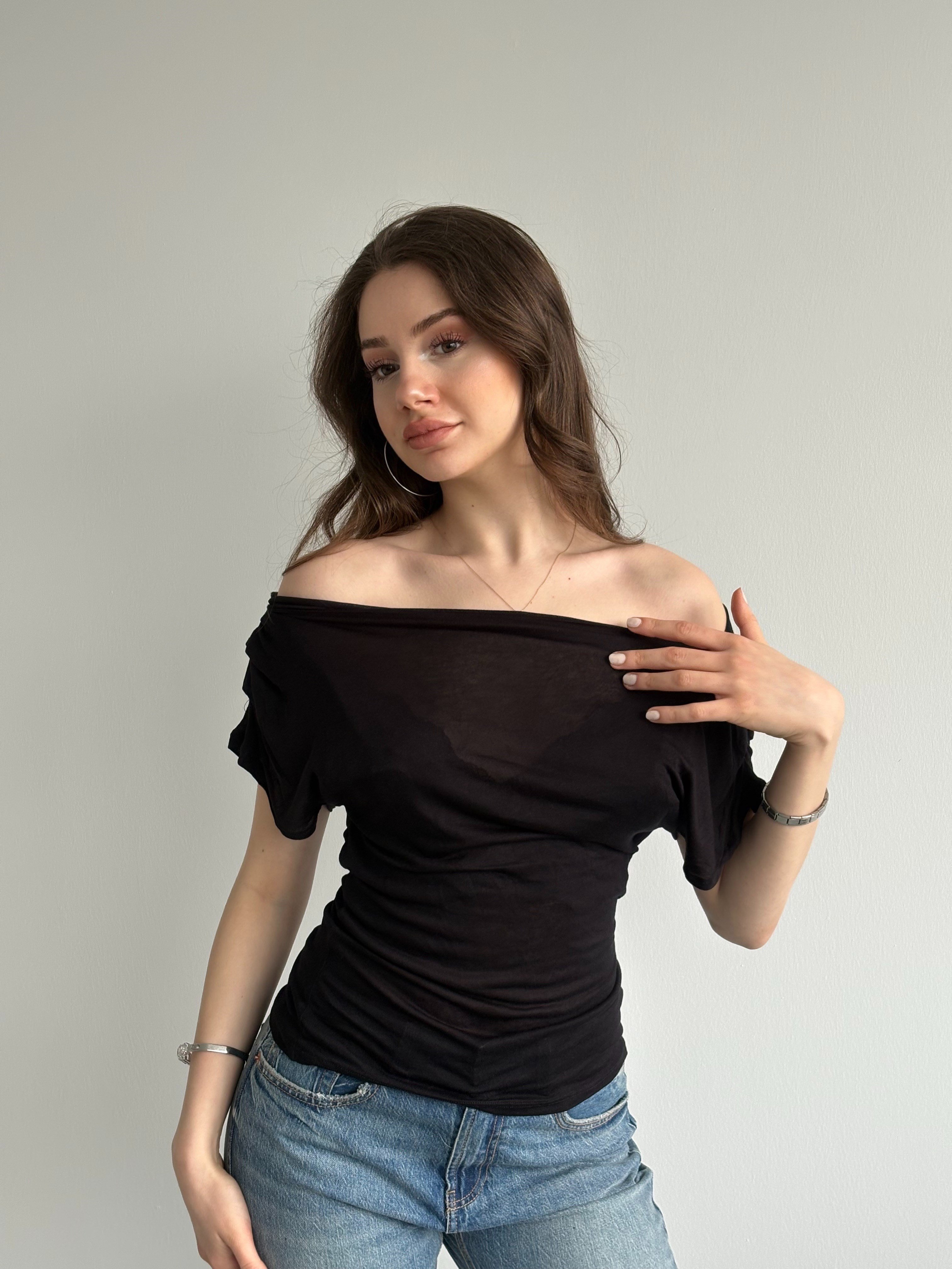 Kaşmir Asimetrik Crop