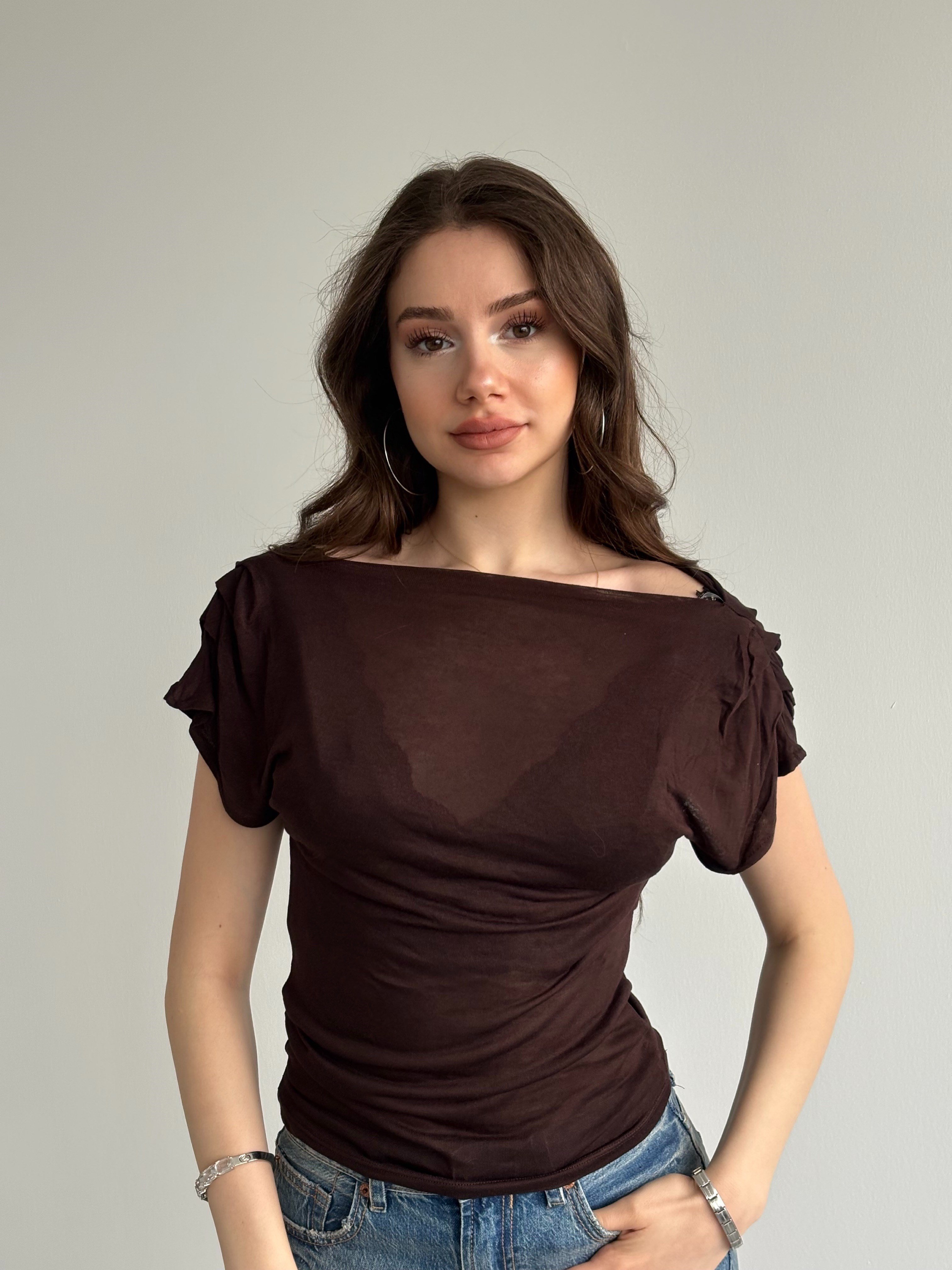 Kaşmir Asimetrik Crop