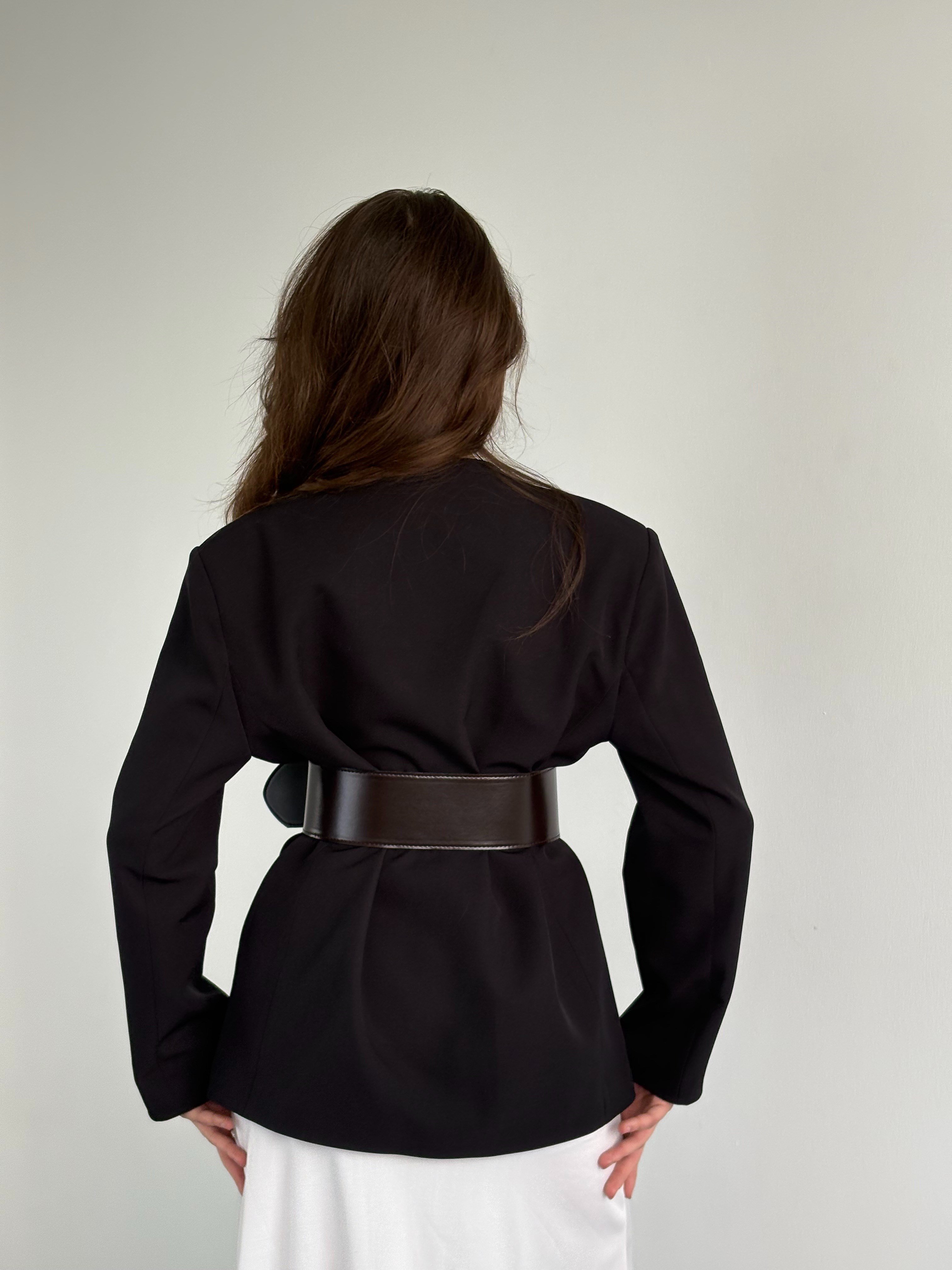 Kemerli Blazer Ceket