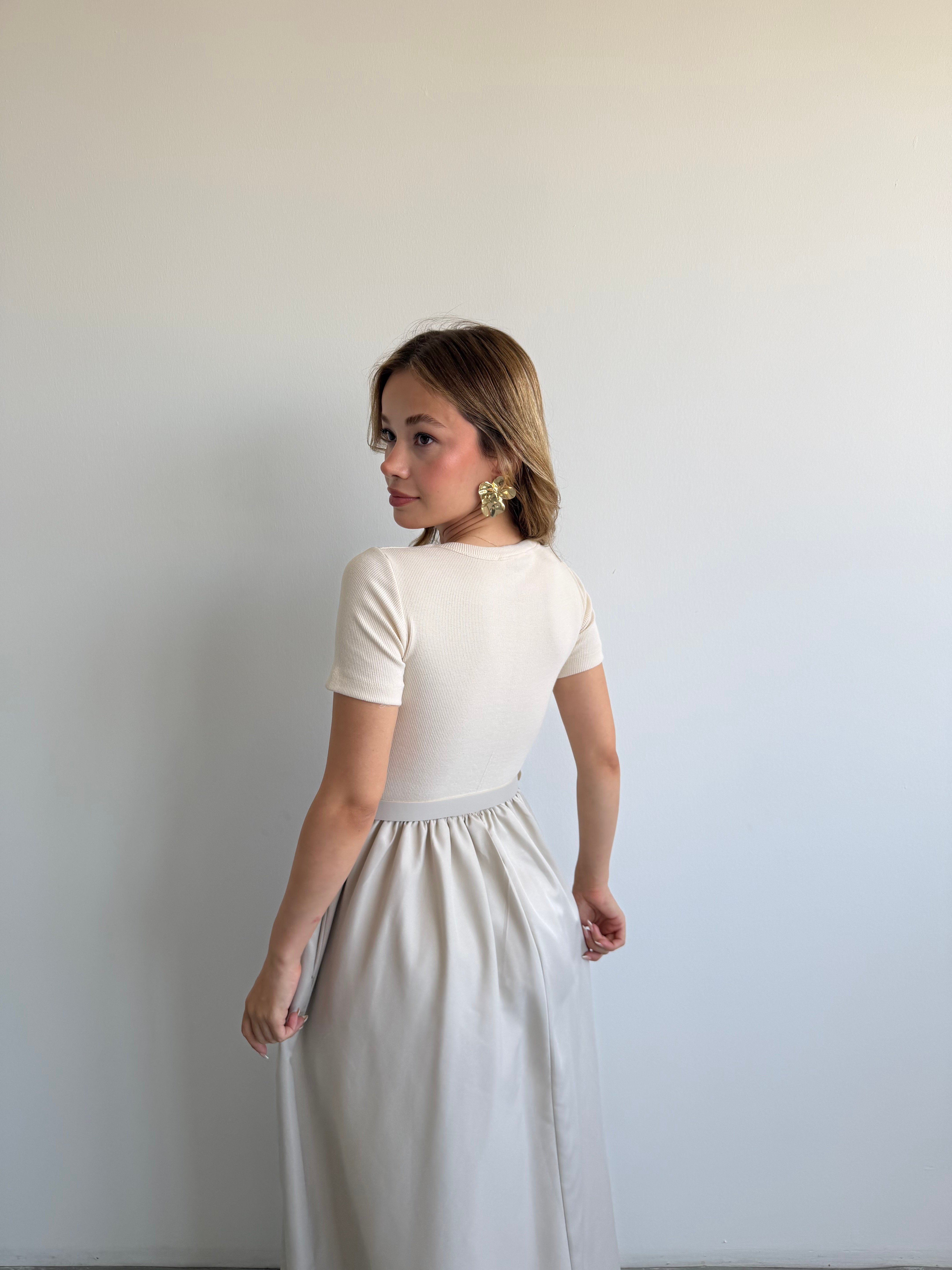 Kemerli Maxi Elbise