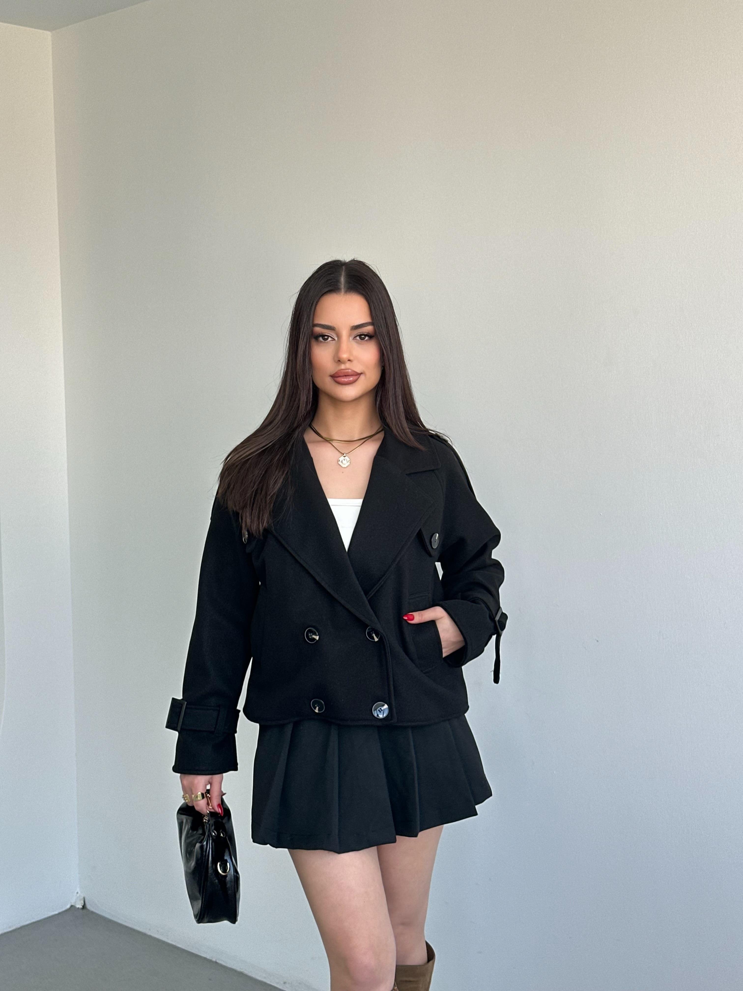 Kemerli Oversize Kaşe 