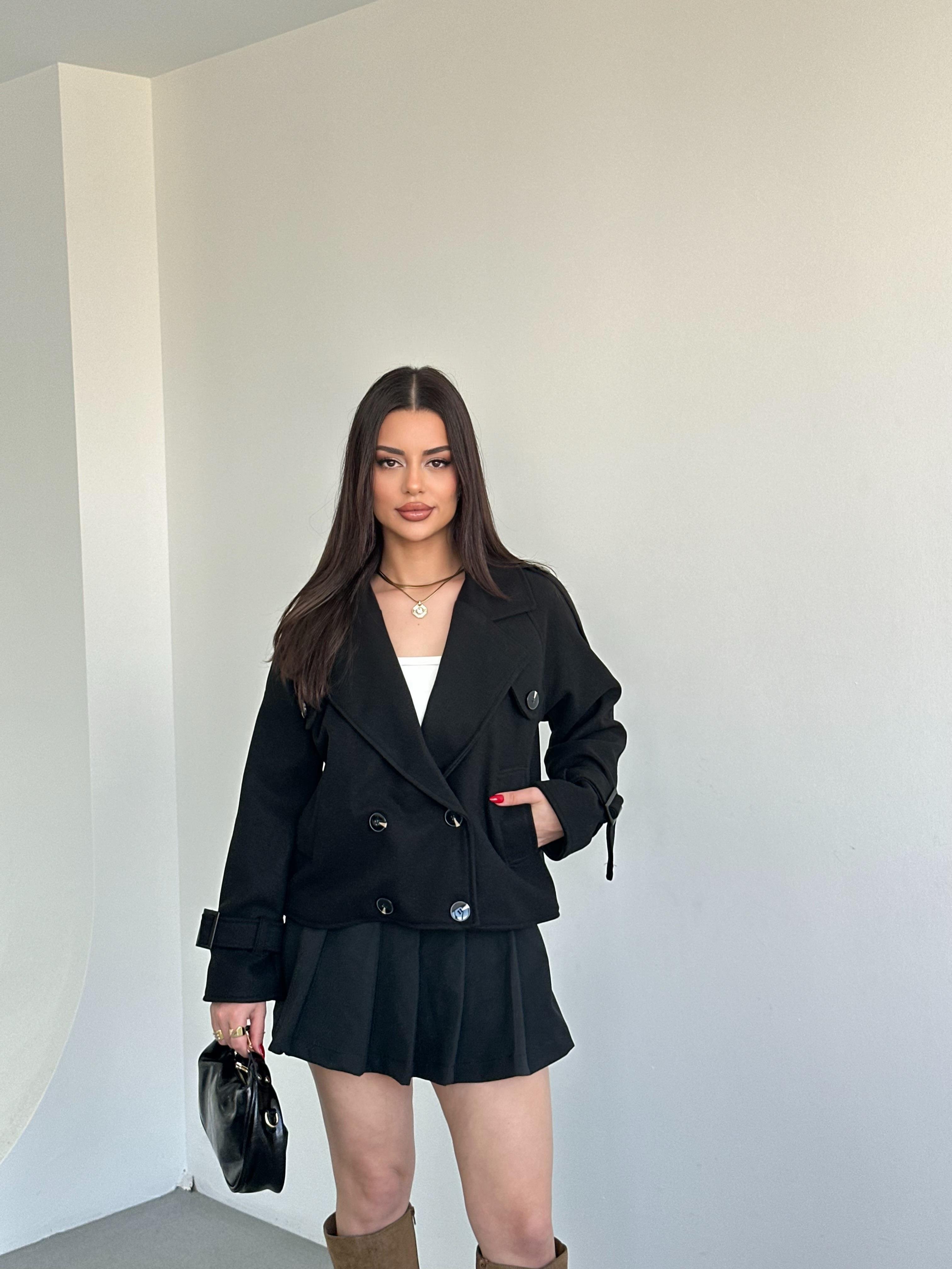 Kemerli Oversize Kaşe 