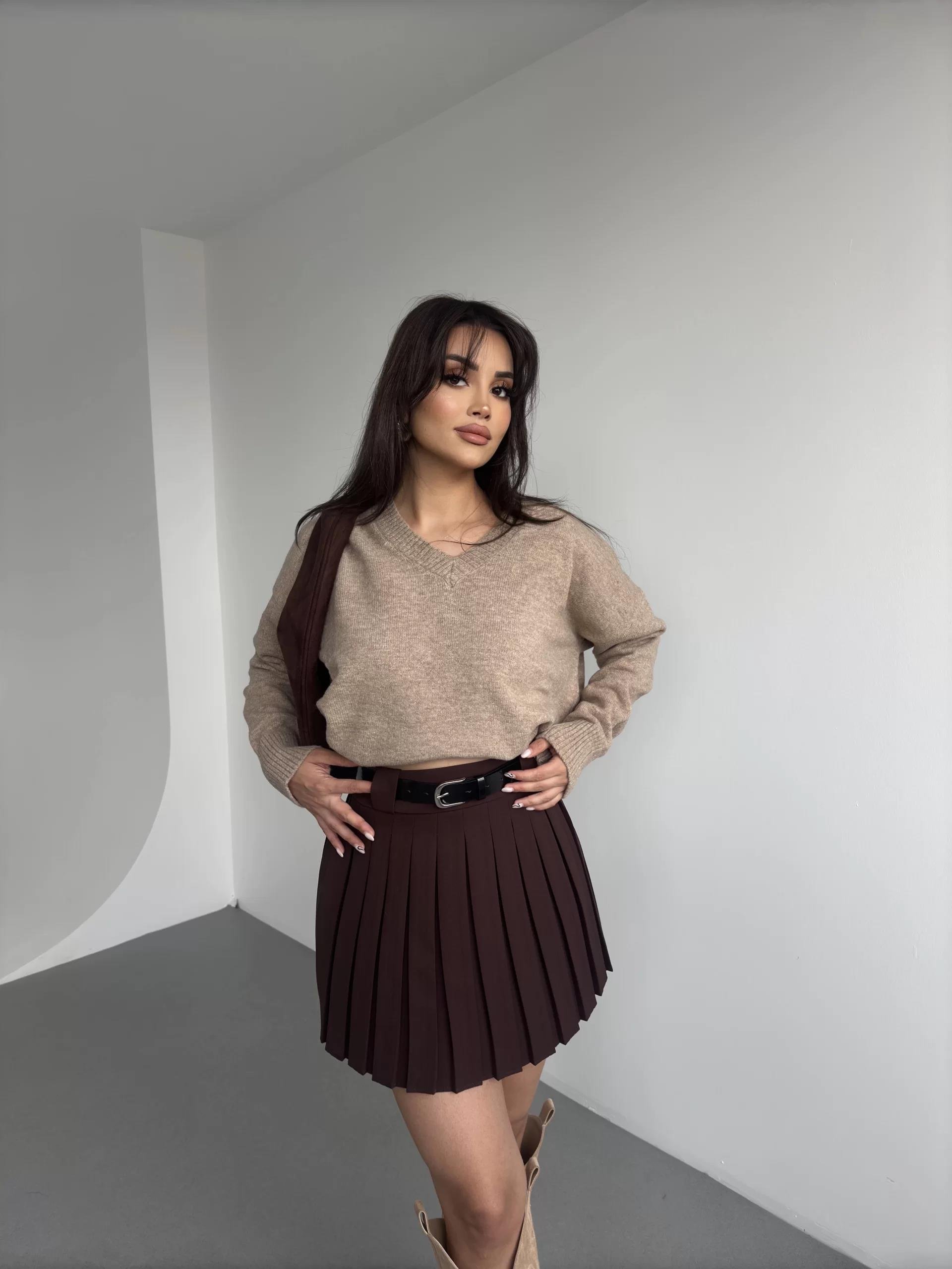 Kemerli Pile Detay Etek