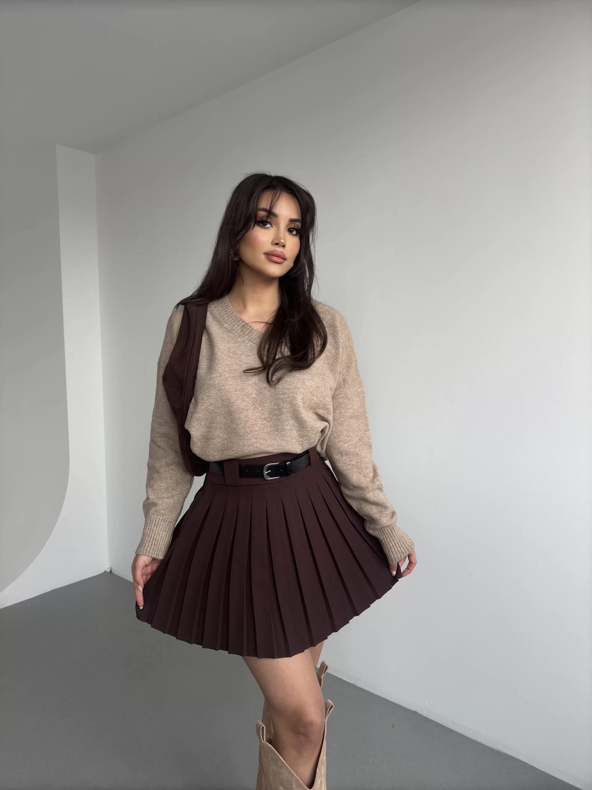 Kemerli Pile Detay Etek