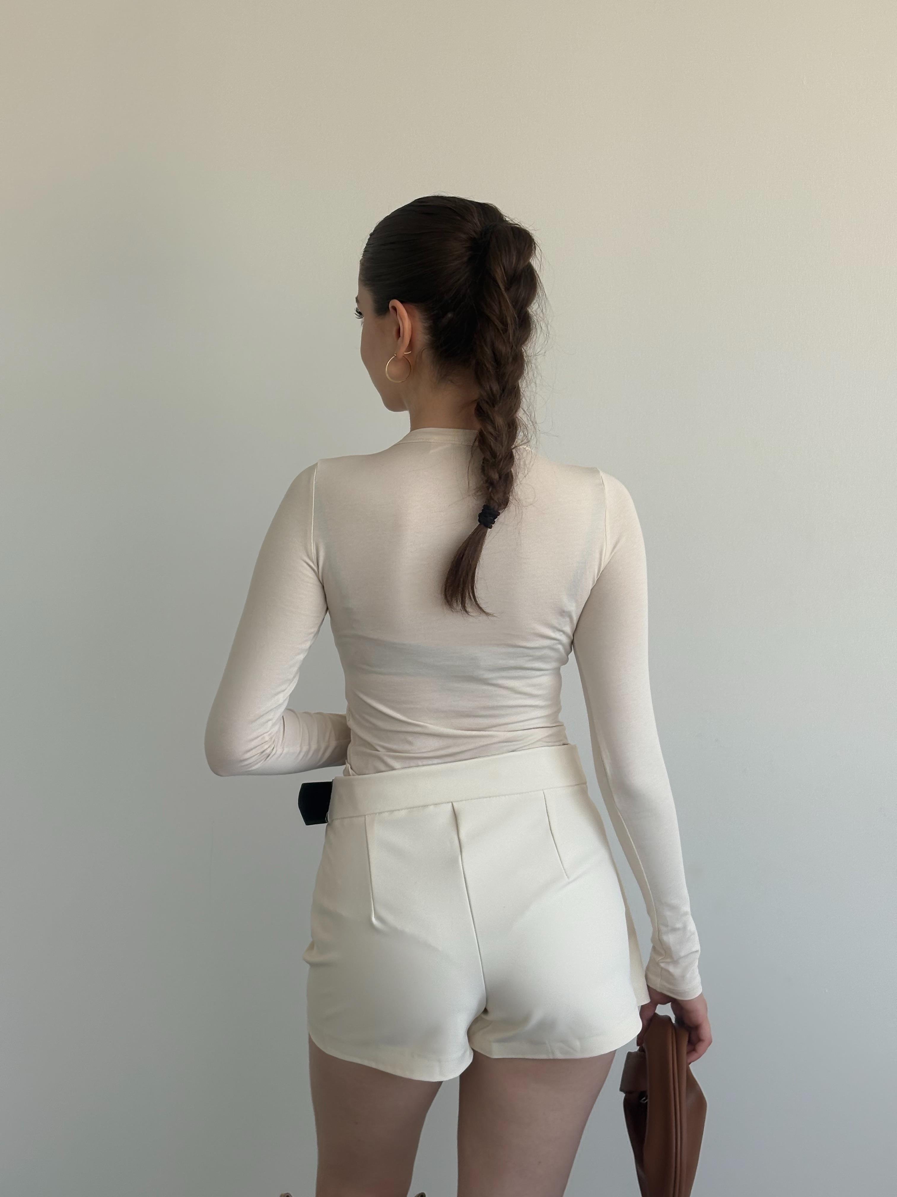 Kemerli Premium Şort Etek