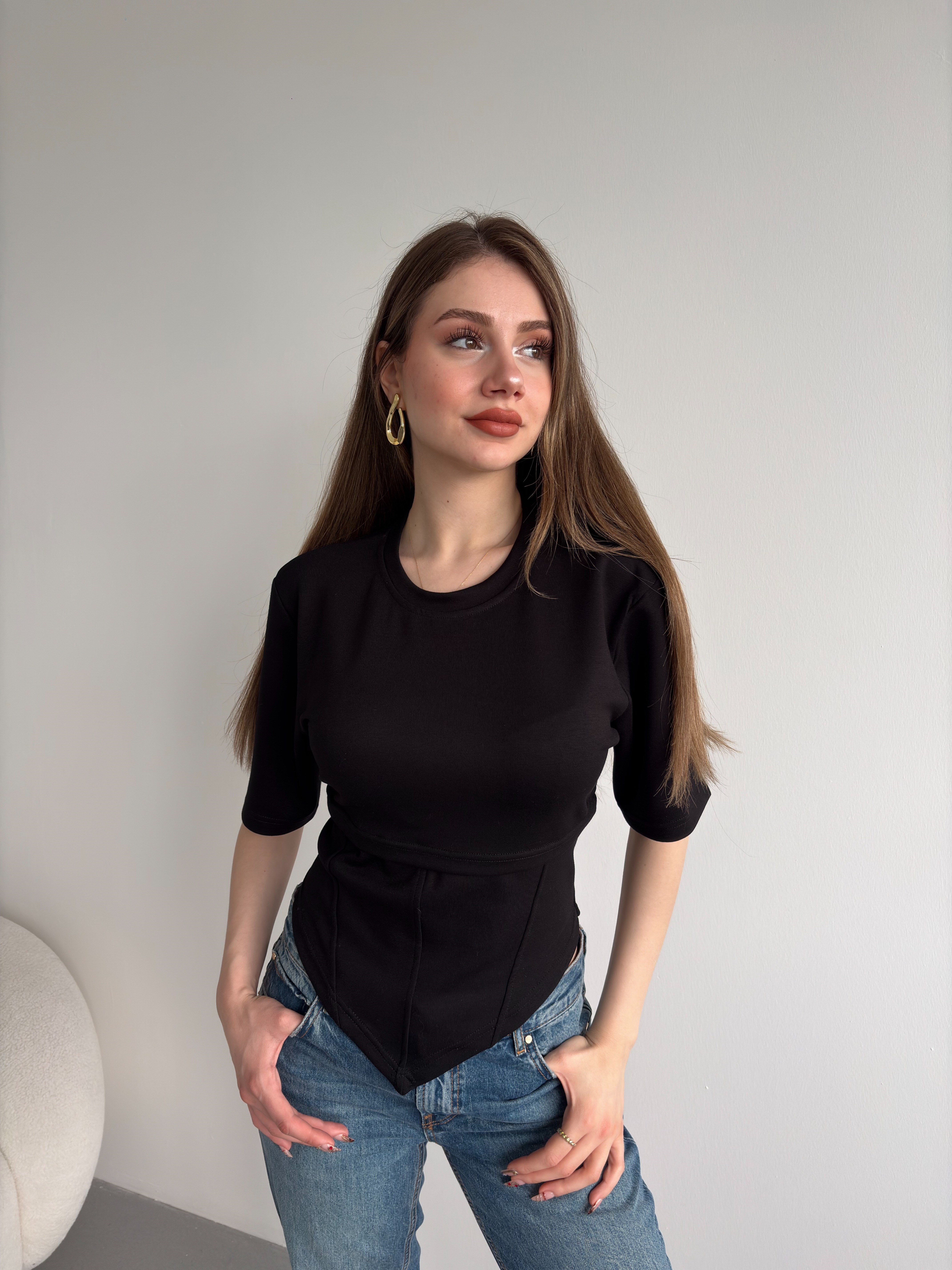 Korseli Modal Tshirt