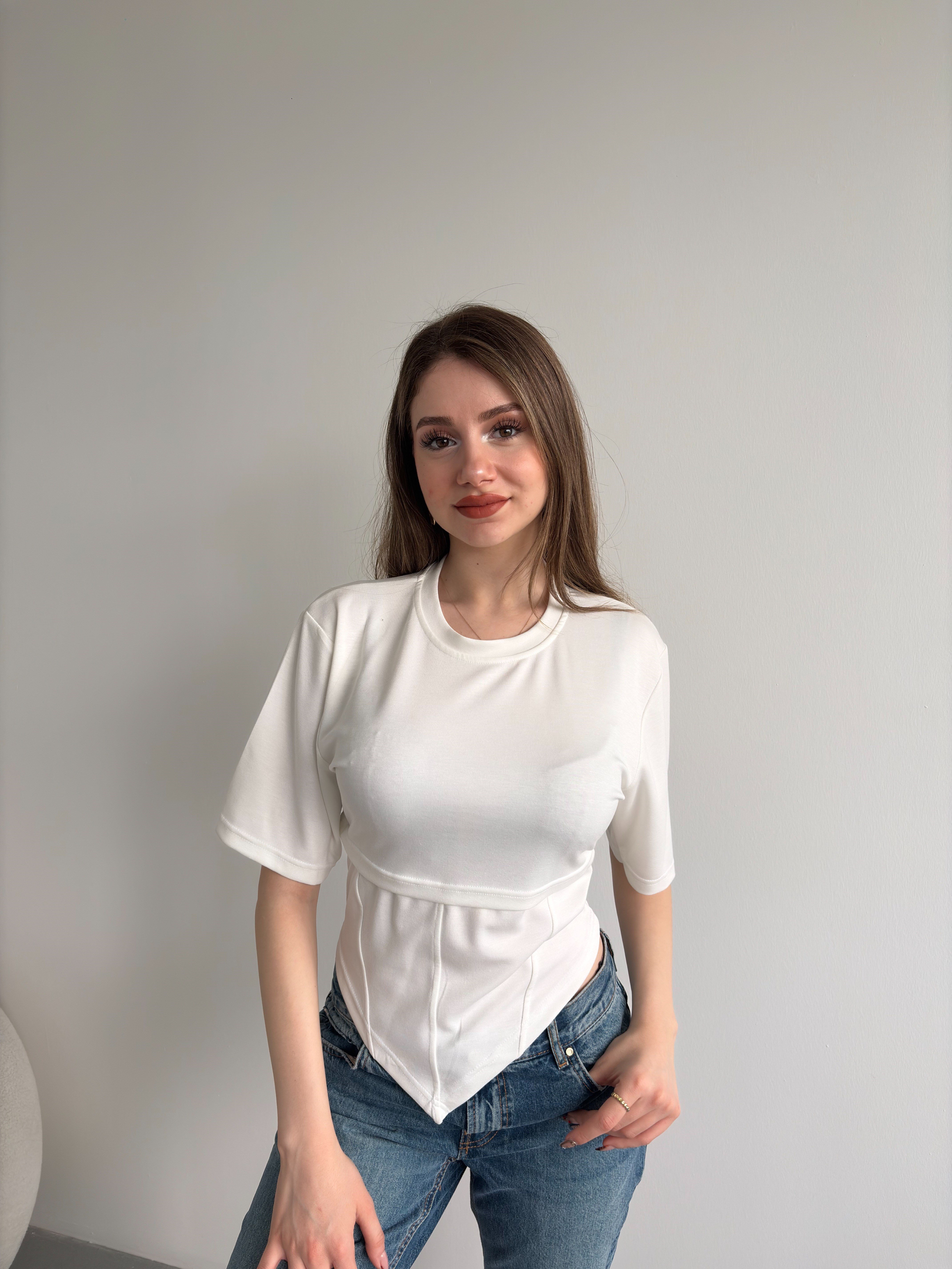 Korseli Modal Tshirt